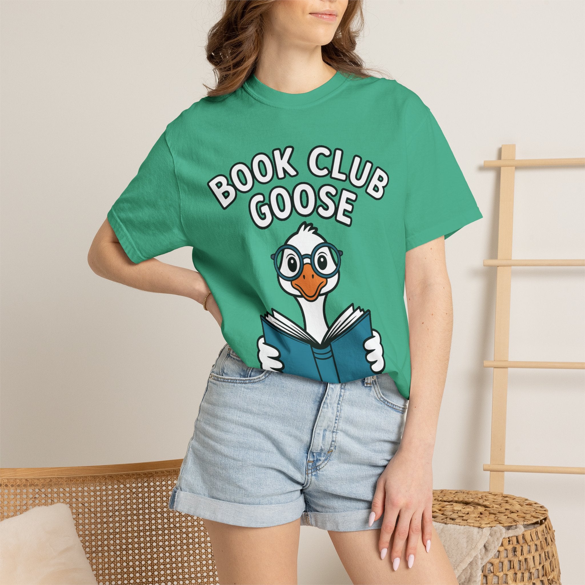 Book Club Goose Shirt, Funny Reading Goose T-Shirt, Bookworm Gift, Cute Bookish Goose Tee, Librarian Gift for Book Lovers