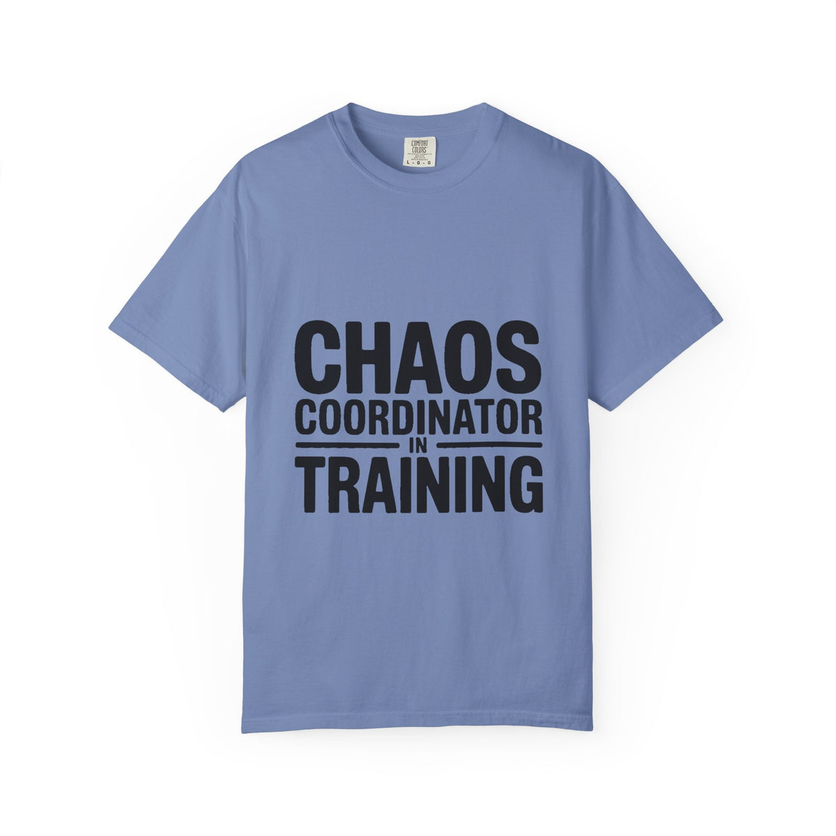 Chaos Coordinator In Training Shirt, Funny Bold Typography Tee, Sarcastic Mom Life T-Shirt, Gift for New Parents or Teachers