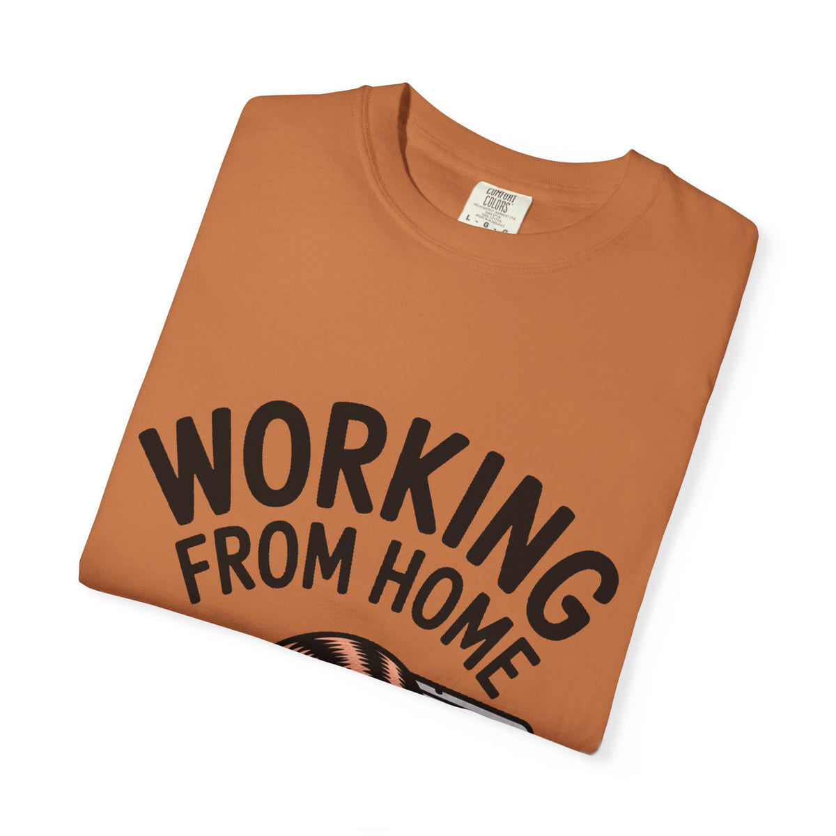 Working From Home Cat Shirt, Funny Cat Lover T-Shirt, Cute Cat Keyboard Tee, Remote Work Gift, WFH Cat Lover Graphic Shirt