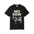 Mo Kow Funny Cow Shirt, Absurd Meme T-Shirt, Deadpan Farm Animal Tee, Weird Cow Lover Gift, Funny Misspelled Label Shirt