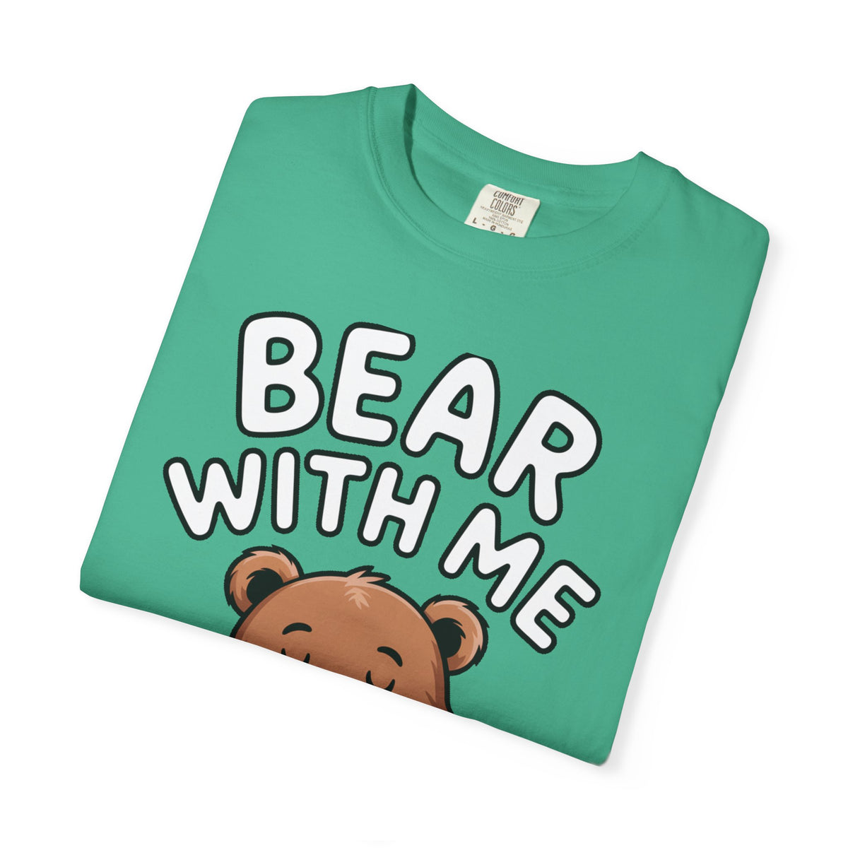 Bear With Me Shirt, Cute Sleepy Bear T-Shirt, Funny Bear Hug Pillow Tee, Cozy Introvert Gift