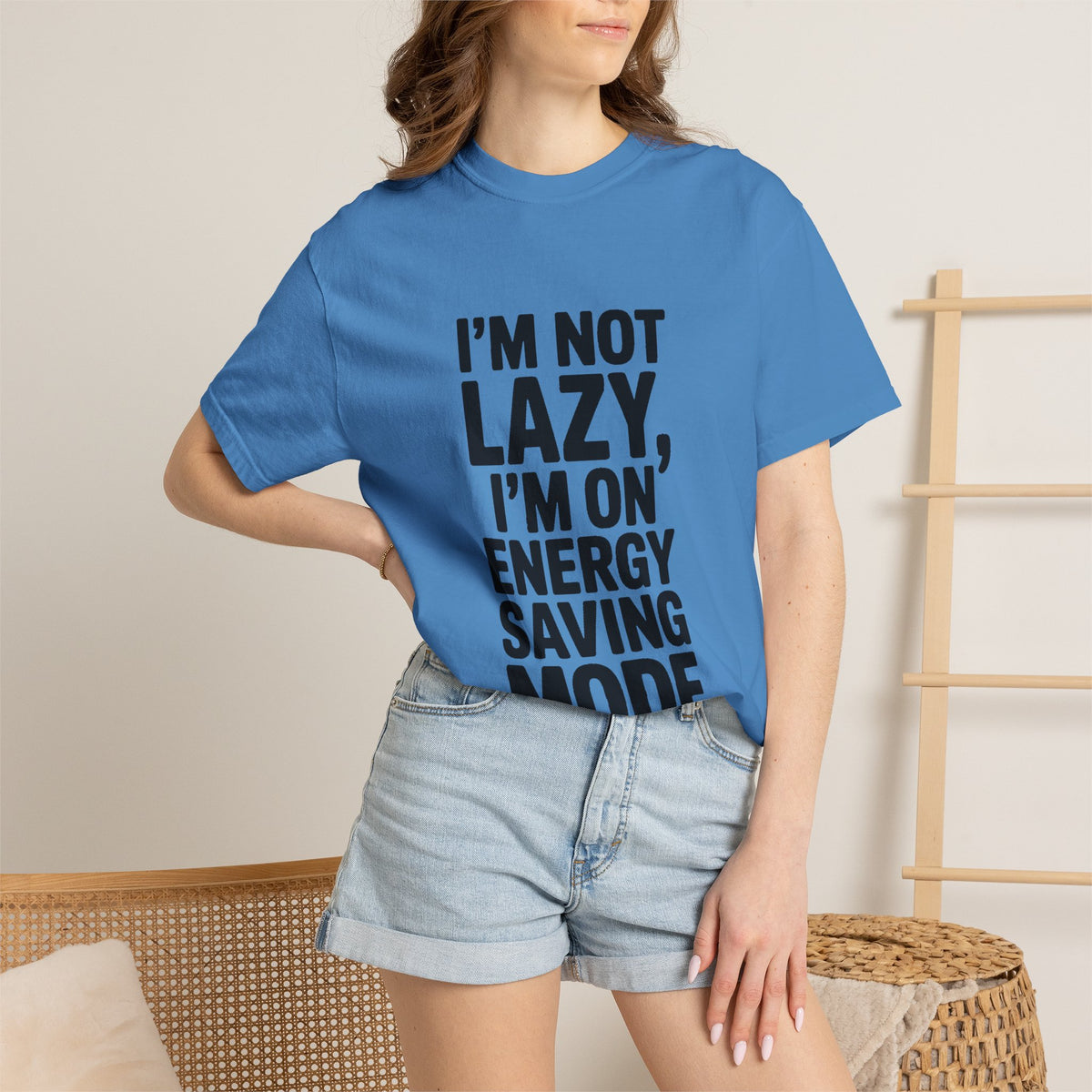 I'm Not Lazy I'm On Energy Saving Mode Shirt, Funny Sarcastic T-Shirt, Lazy Day Tee, Funny Gift for Him Her