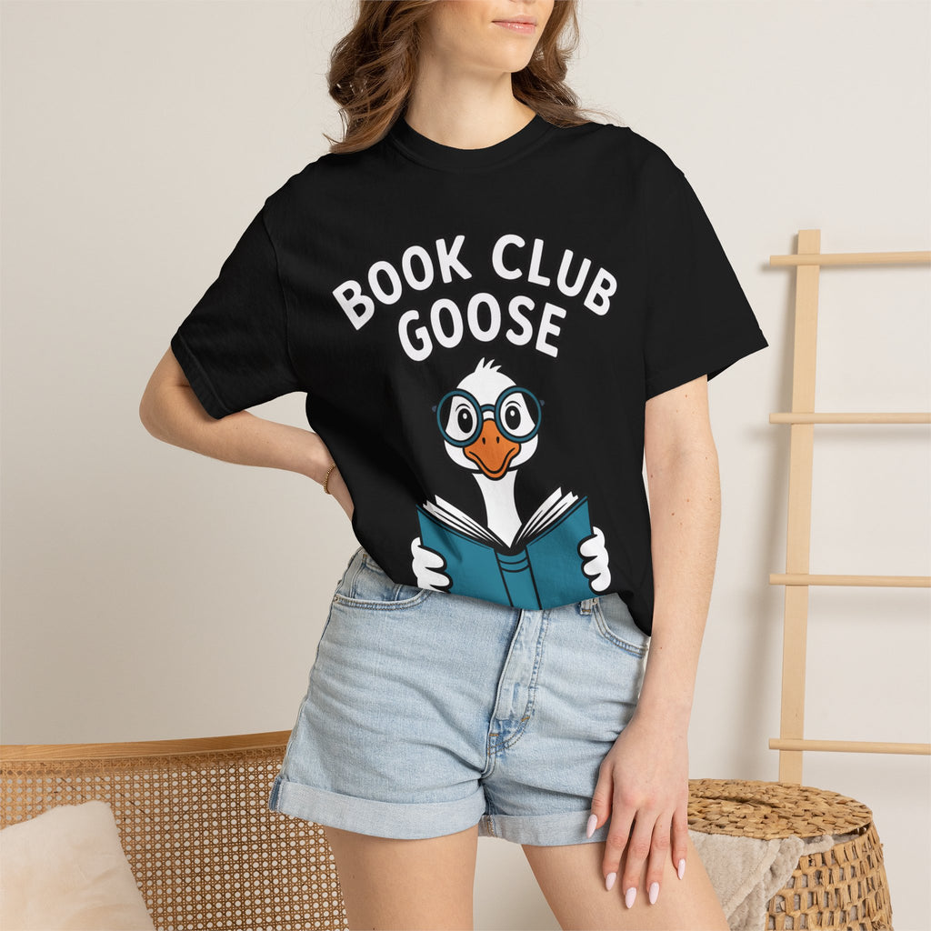 Book Club Goose Shirt, Funny Reading Goose T-Shirt, Bookworm Gift, Cute Bookish Goose Tee, Librarian Gift for Book Lovers