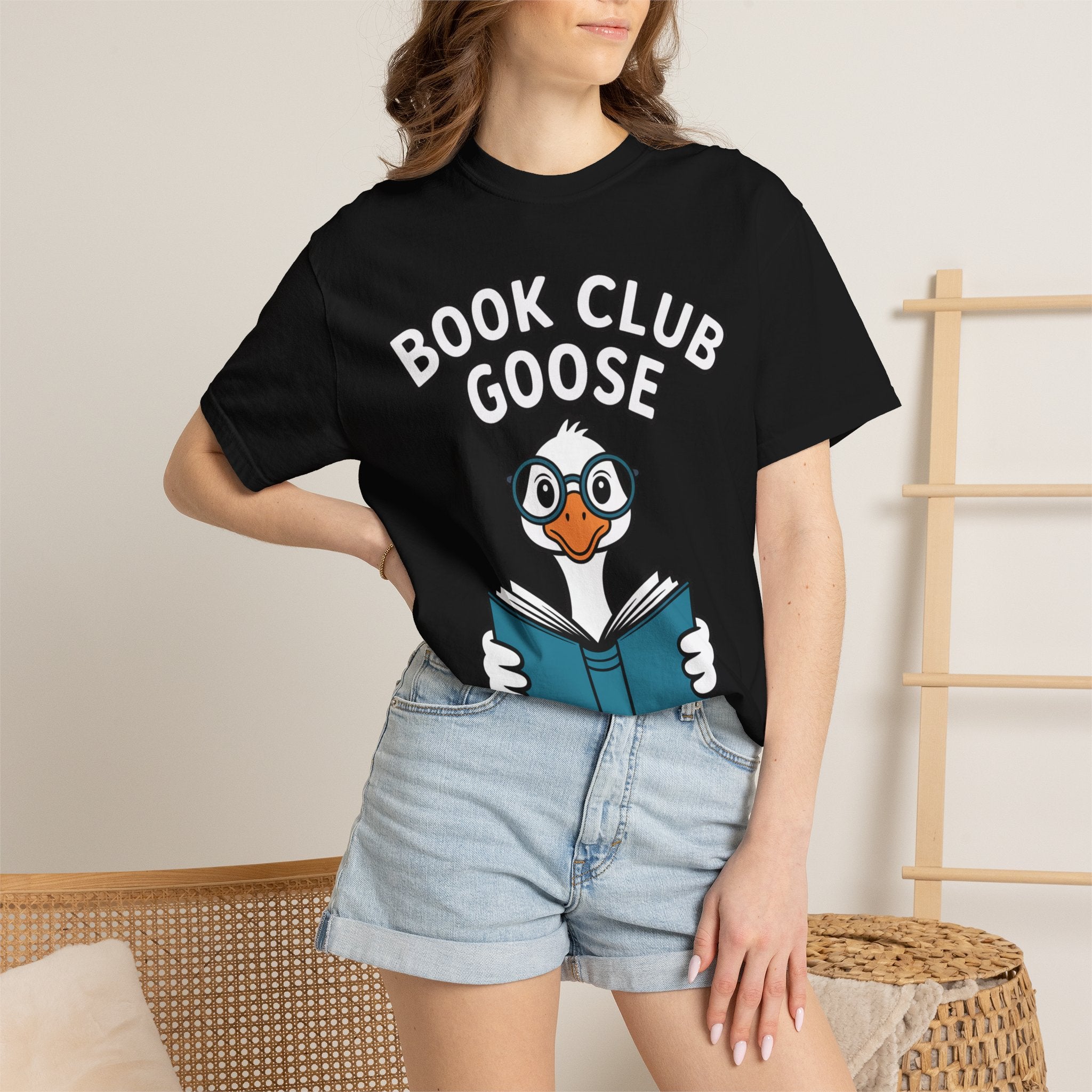 Book Club Goose Shirt, Funny Reading Goose T-Shirt, Bookworm Gift, Cute Bookish Goose Tee, Librarian Gift for Book Lovers