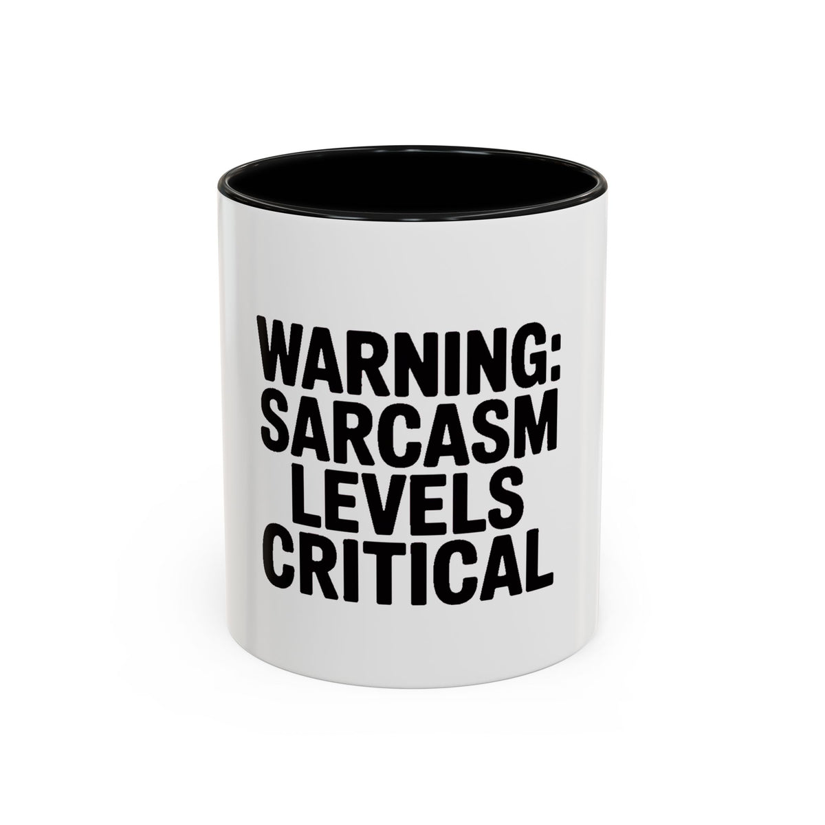 Warning Sarcasm Levels Critical Mug, Funny Sarcastic Coffee Mug, Sarcasm Quote Cup, Coworker Gift, Funny Office Mug