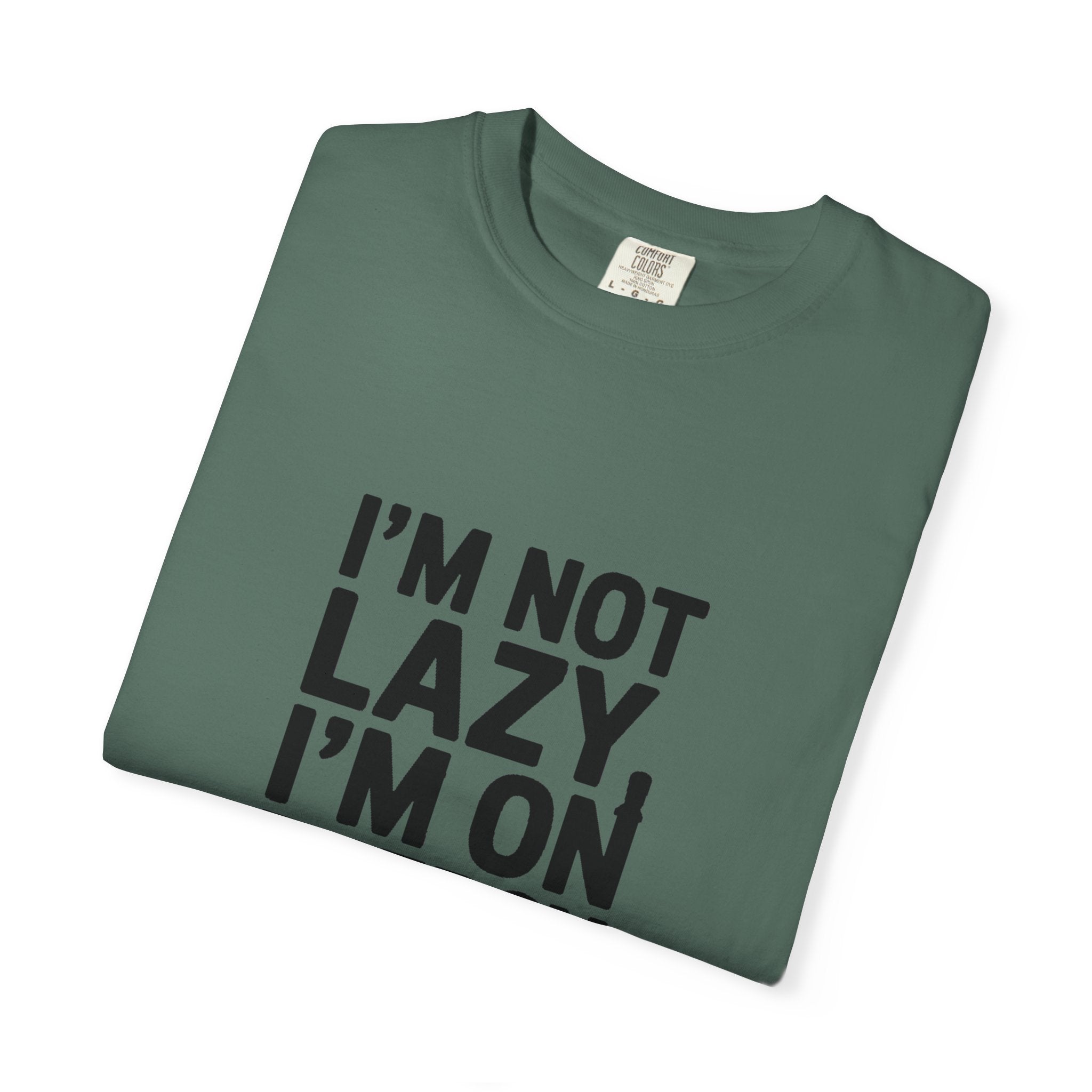 I'm Not Lazy I'm On Energy Saving Mode Shirt, Funny Sarcastic T-Shirt, Lazy Day Tee, Gift for Introvert