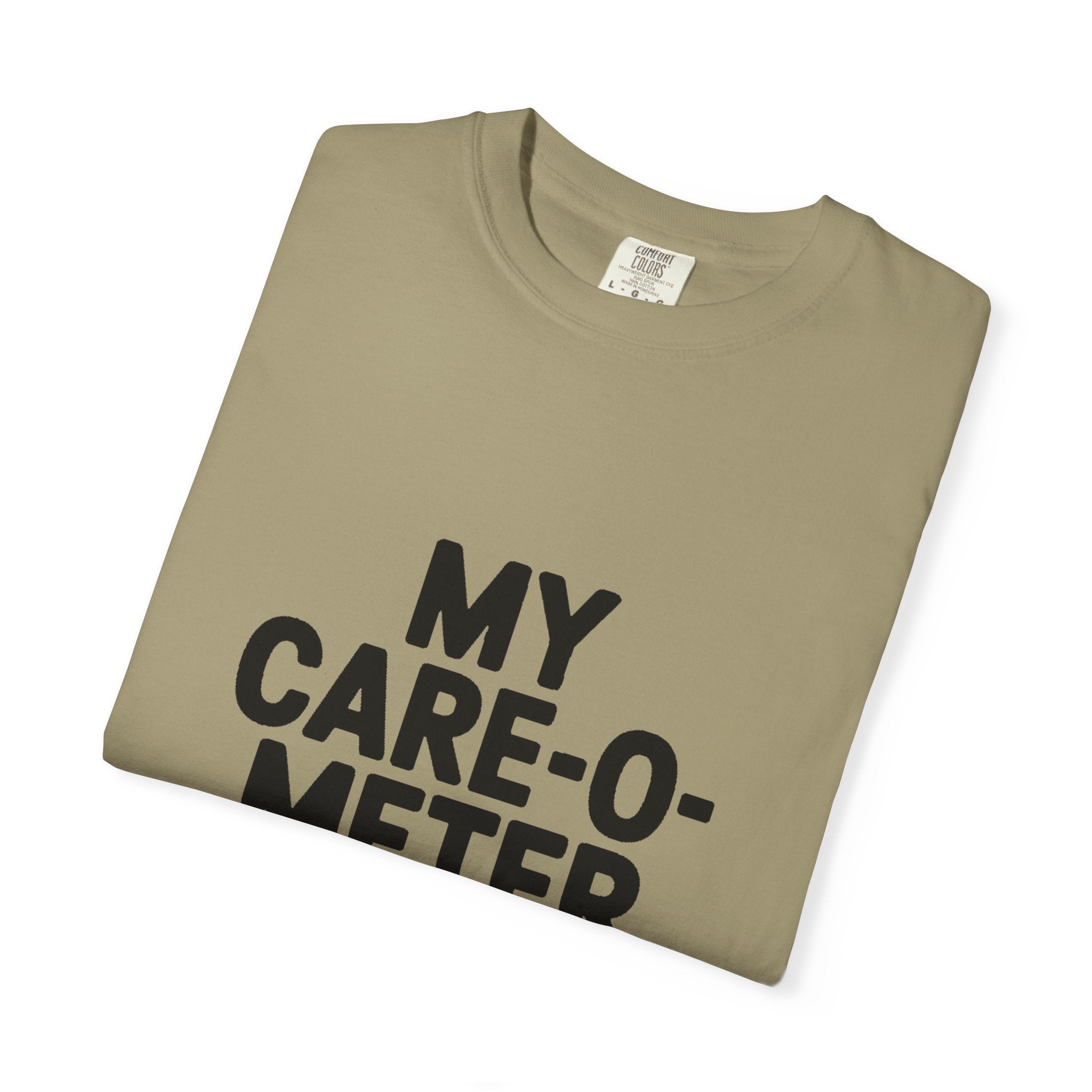 My Care-O-Meter Is Broken Shirt, Funny Sarcastic T-Shirt, Bold Typography Tee, Sarcastic Gift for Him Her, Deadpan Humor Shirt