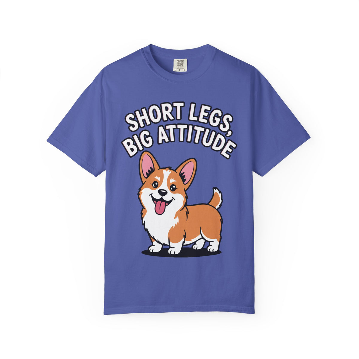 Short Legs Big Attitude Corgi Shirt, Funny Corgi T-Shirt, Cute Dog Lover Gift, Corgi Mom Dad Tee, Sassy Dog Graphic Shirt