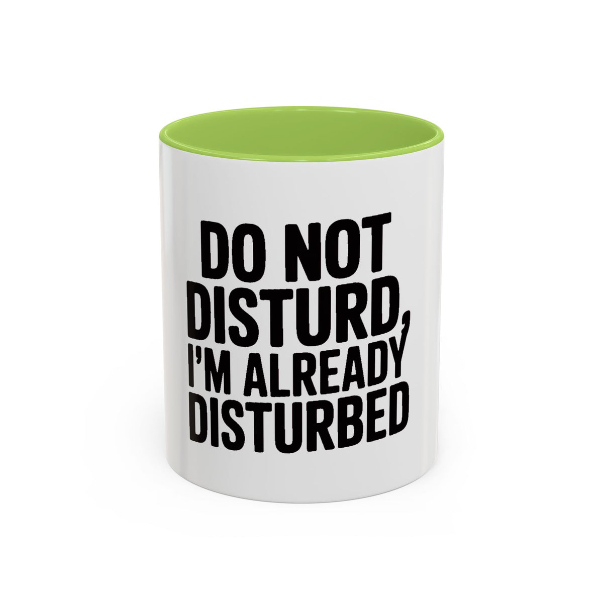 Do Not Disturb Already Disturbed Mug, Funny Sarcastic Coffee Mug, Introvert Gift, Bold Typography Mug, Funny Quote Coffee Cup
