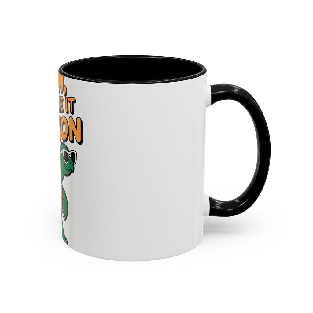 Slow But Fashion Turtle Mug, Funny Sunglasses Turtle Coffee Cup, Cute Turtle Lover Gift, Sassy Animal Mug for Coffee Tea Lovers