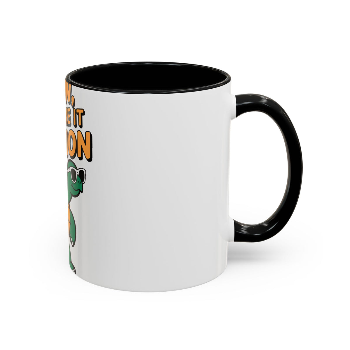 Slow But Fashion Turtle Mug, Funny Sunglasses Turtle Coffee Cup, Cute Turtle Lover Gift, Sassy Animal Mug for Coffee Tea Lovers