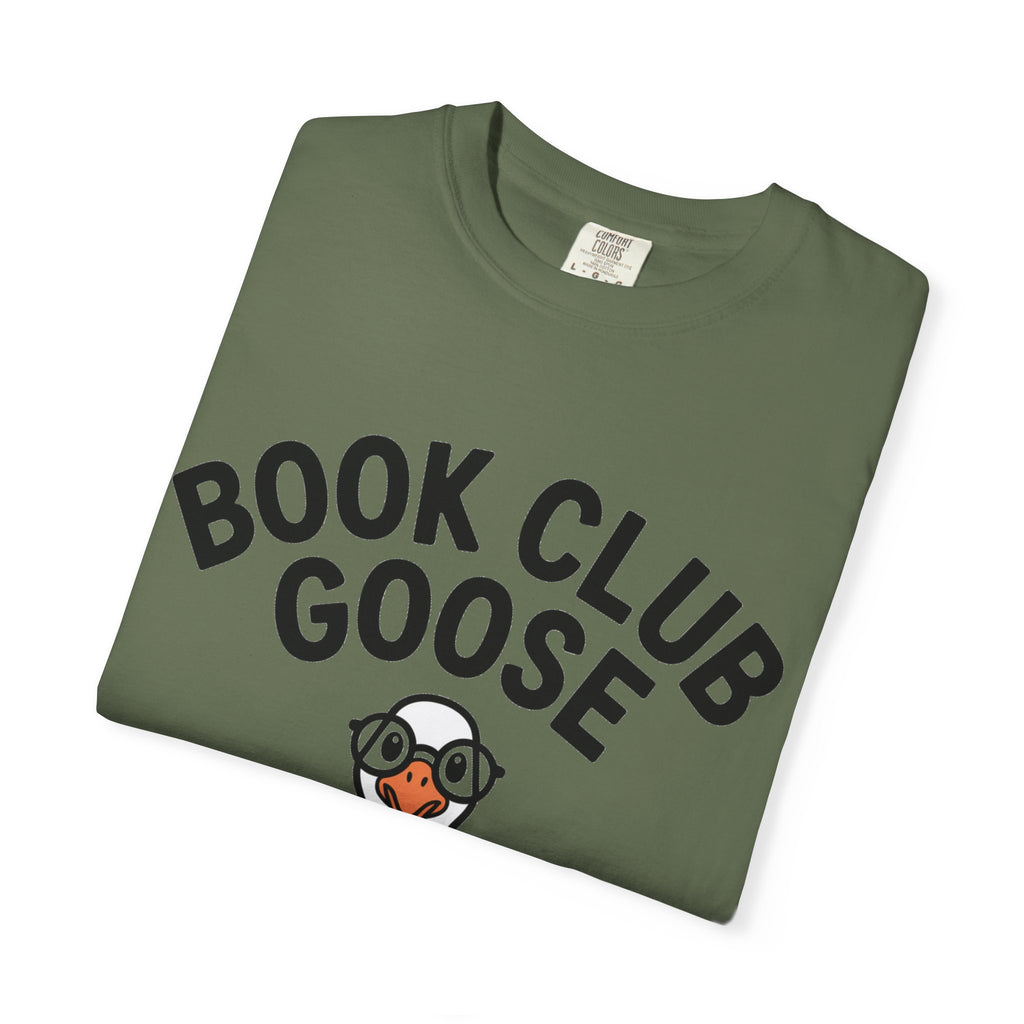 Book Club Goose Shirt, Funny Reading Goose T-Shirt, Bookworm Gift, Cute Bookish Bird Tee, Librarian Gift Shirt