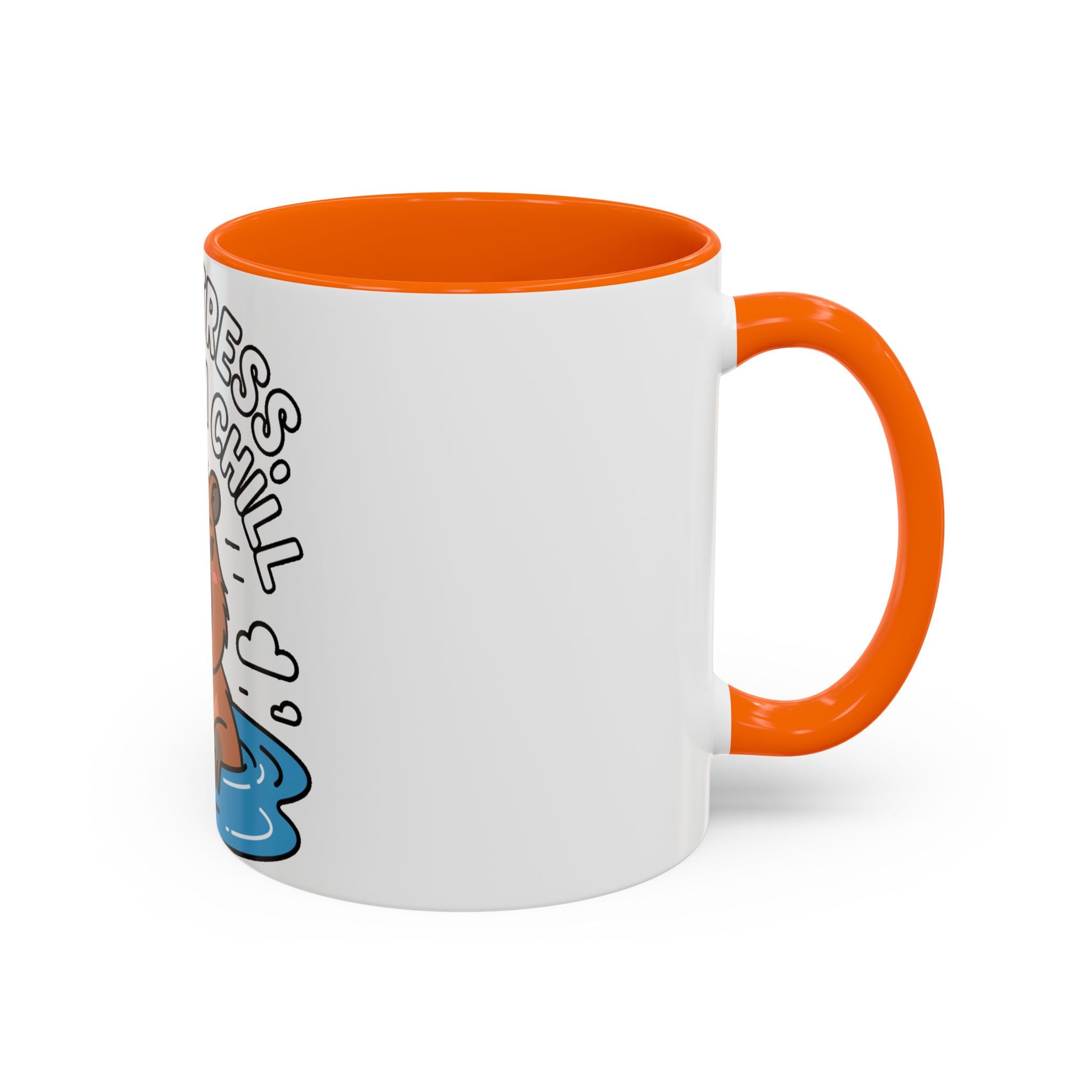 Zero Stress Capybara Mug, Funny Chill Capybara Coffee Cup, Cute Hot Spring Animal Gift, Zero Stress Maximum Chill Mug