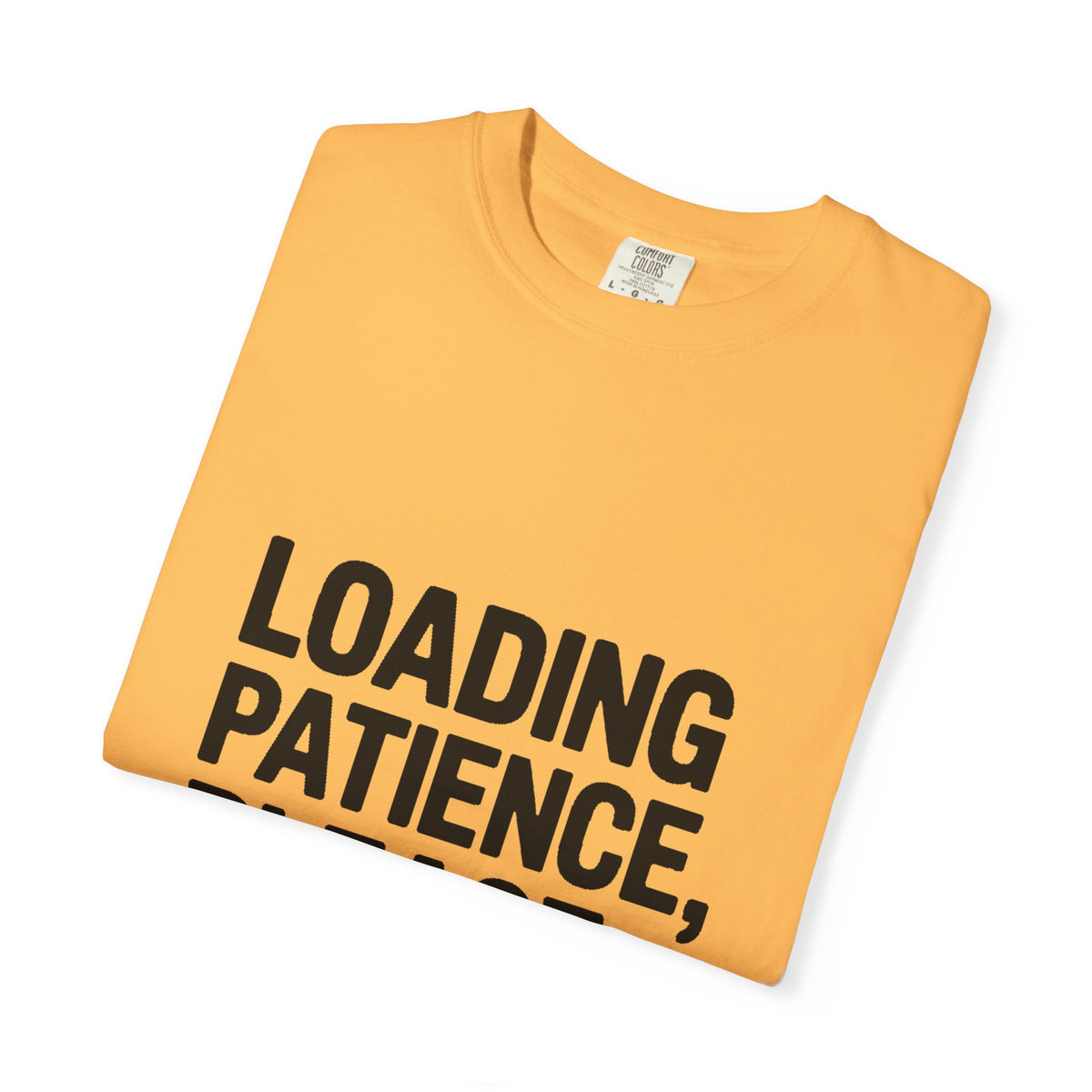 Loading Patience Please Wait T-Shirt, Funny Sarcastic Quote Tee, Minimalist Typography Shirt, Gift for Introvert