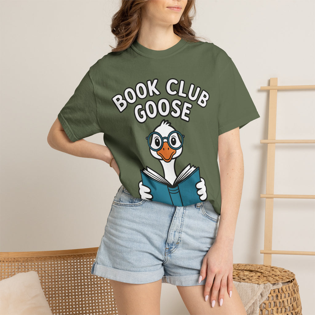 Book Club Goose Shirt, Funny Reading Goose T-Shirt, Bookworm Gift, Cute Bookish Goose Tee, Librarian Gift for Book Lovers