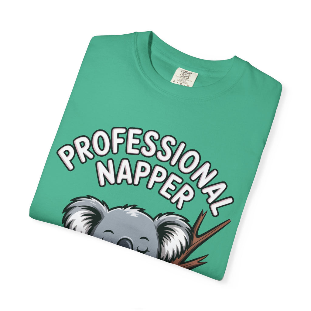Professional Napper Koala Shirt, Funny Koala T-Shirt, Cute Sleepy Animal Tee, Nap Lover Gift, Cozy Koala Graphic Tee