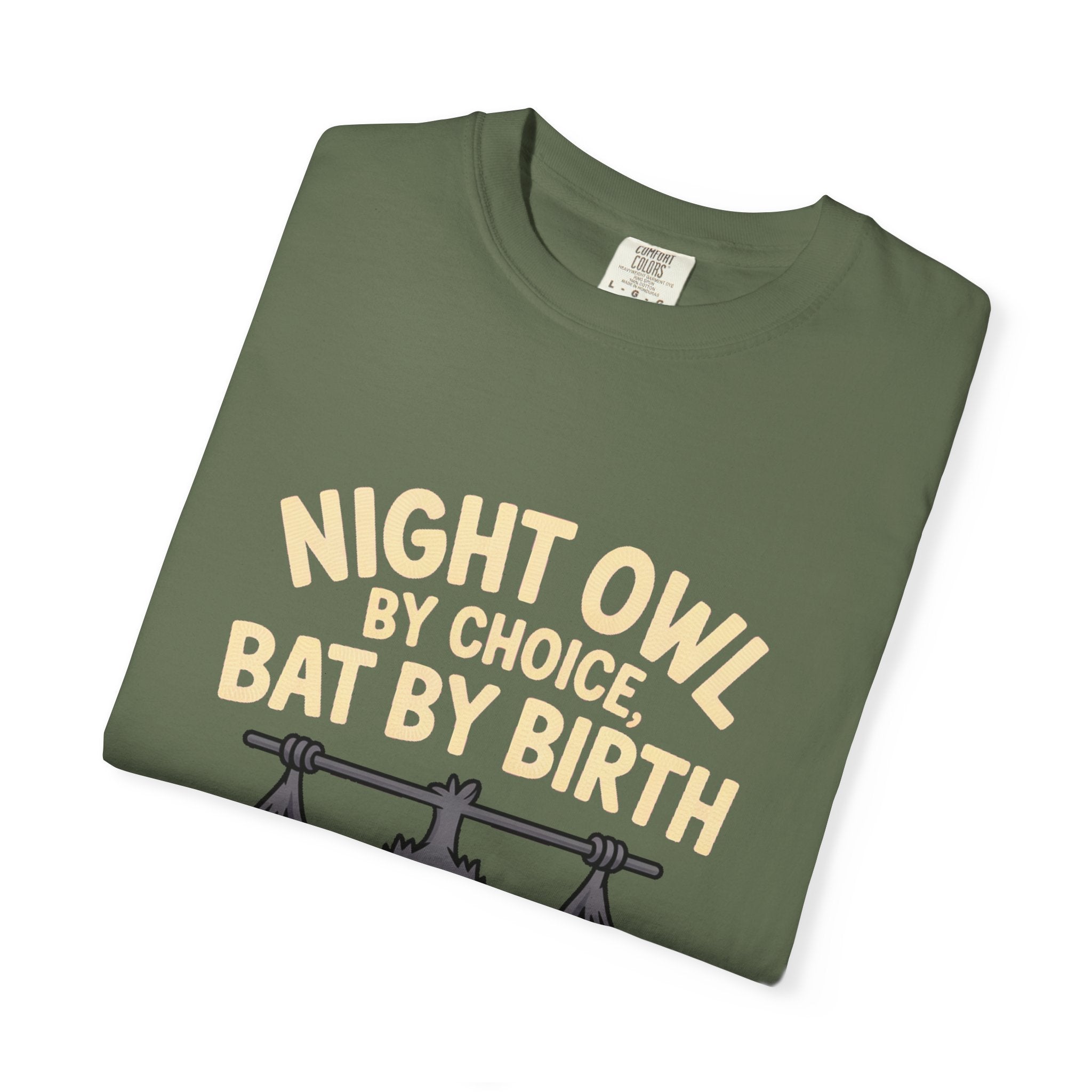 Night Owl By Choice Bat Shirt, Funny Bat T-Shirt, Cute Bat Wearing Sunglasses Tee, Halloween Gift for Night Owls