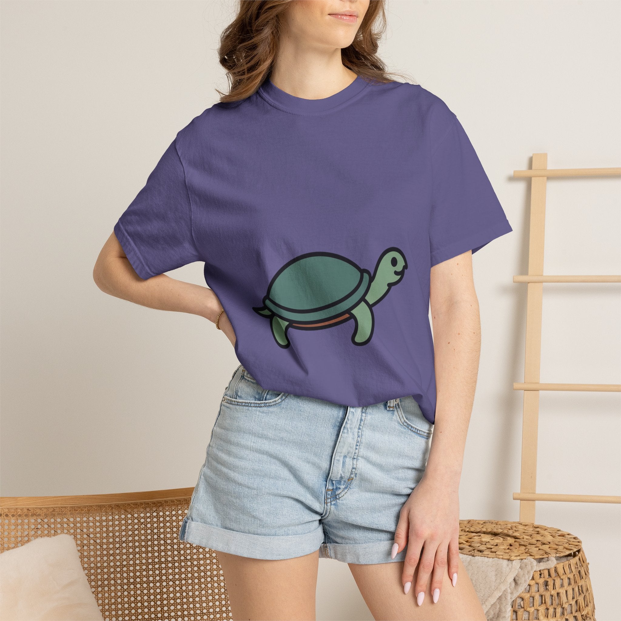 Line Art Turtle T-Shirt