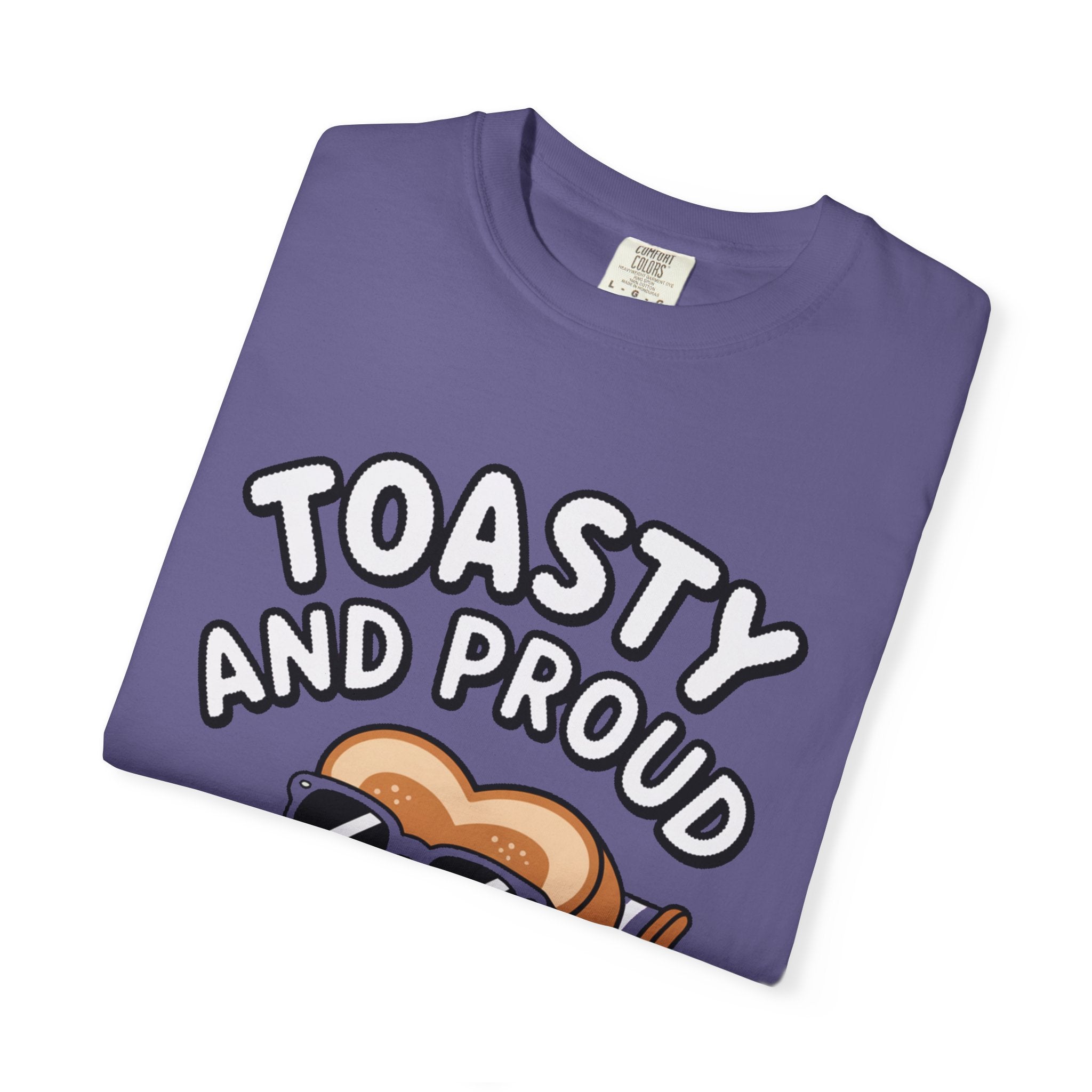 Toasty And Proud Bread Shirt, Funny Toast Sunglasses T-Shirt, Cute Beach Chair Bread Tee, Summer Vacation Gift