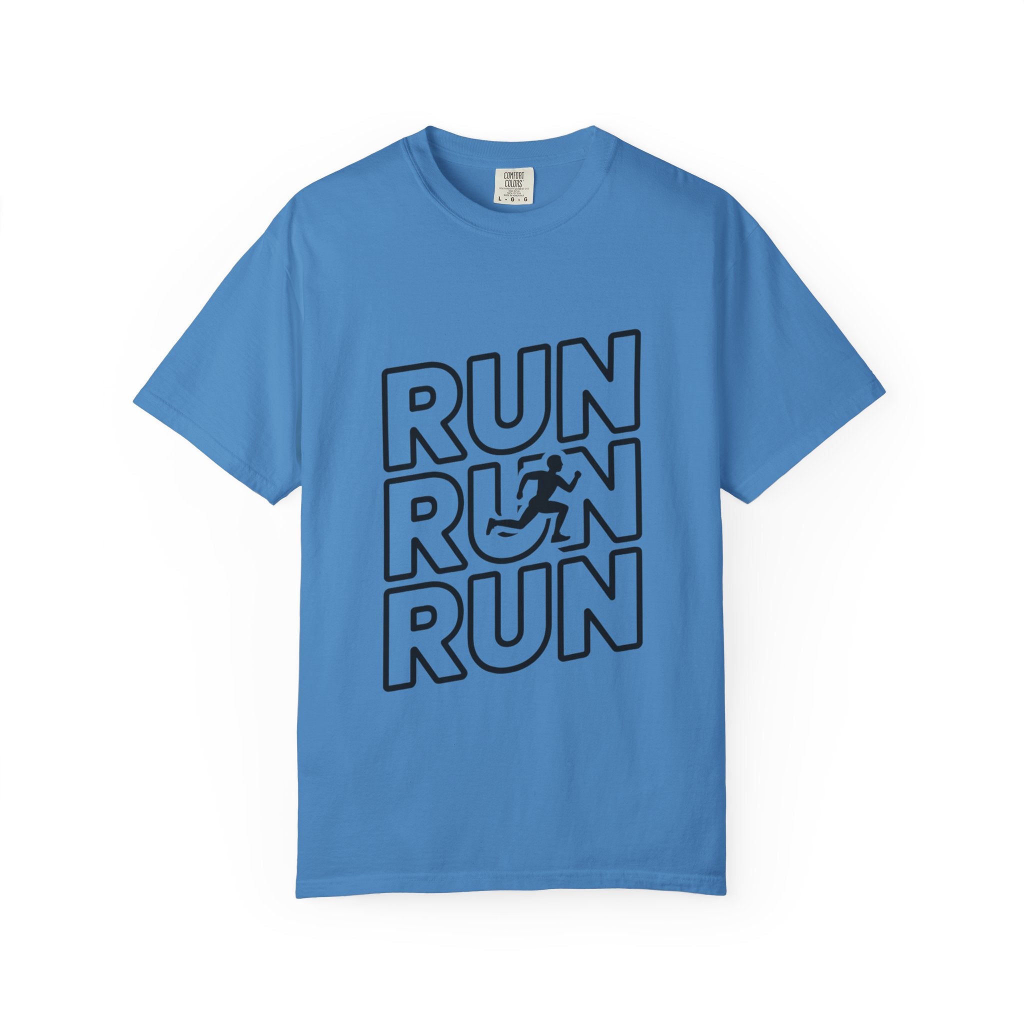 Run Run Run Typography T-Shirt