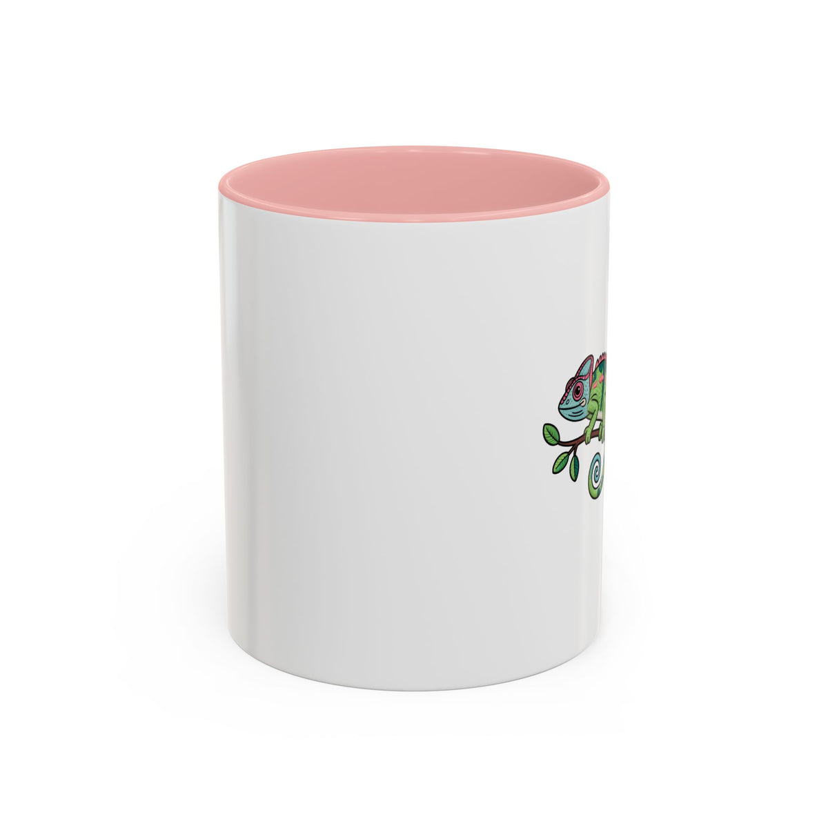 Cute Chameleon Mug, Cartoon Reptile Coffee Cup, Chameleon Lover Gift, Funny Lizard Ceramic Mug