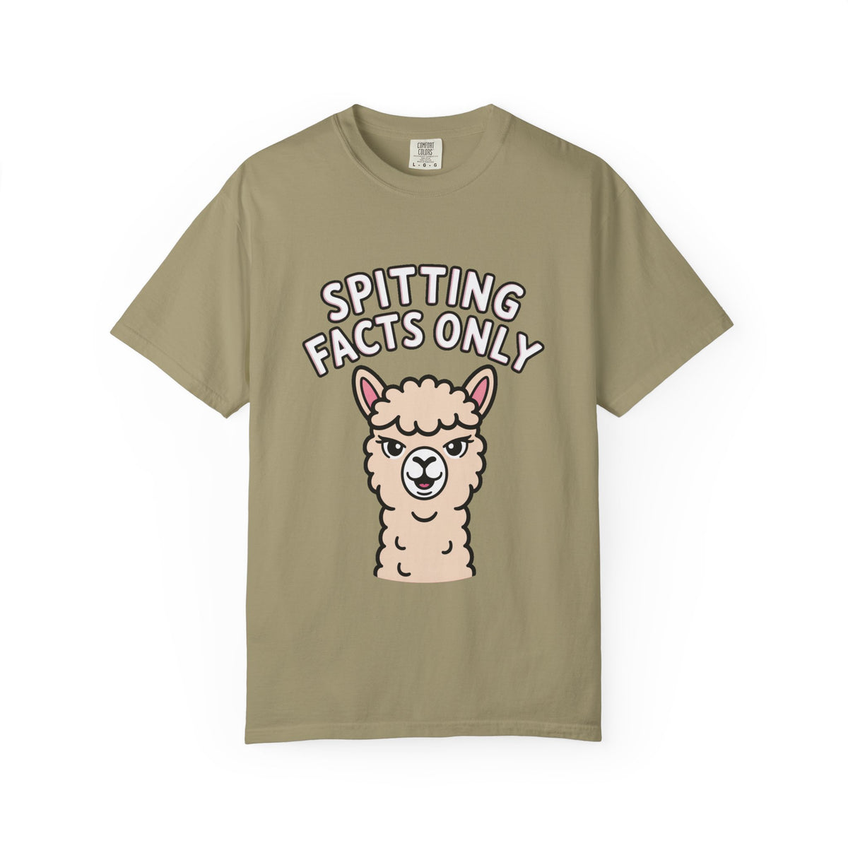 Funny Alpaca Shirt, Spitting Facts Only T-Shirt, Sassy Alpaca Tee, Cute Alpaca Lover Gift, Funny Animal Graphic Shirt