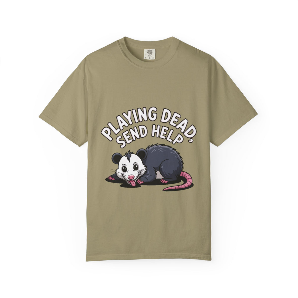 Funny Opossum Shirt, Playing Dead Send Help T-Shirt, Cute Possum Lover Gift, Sarcastic Animal Tee