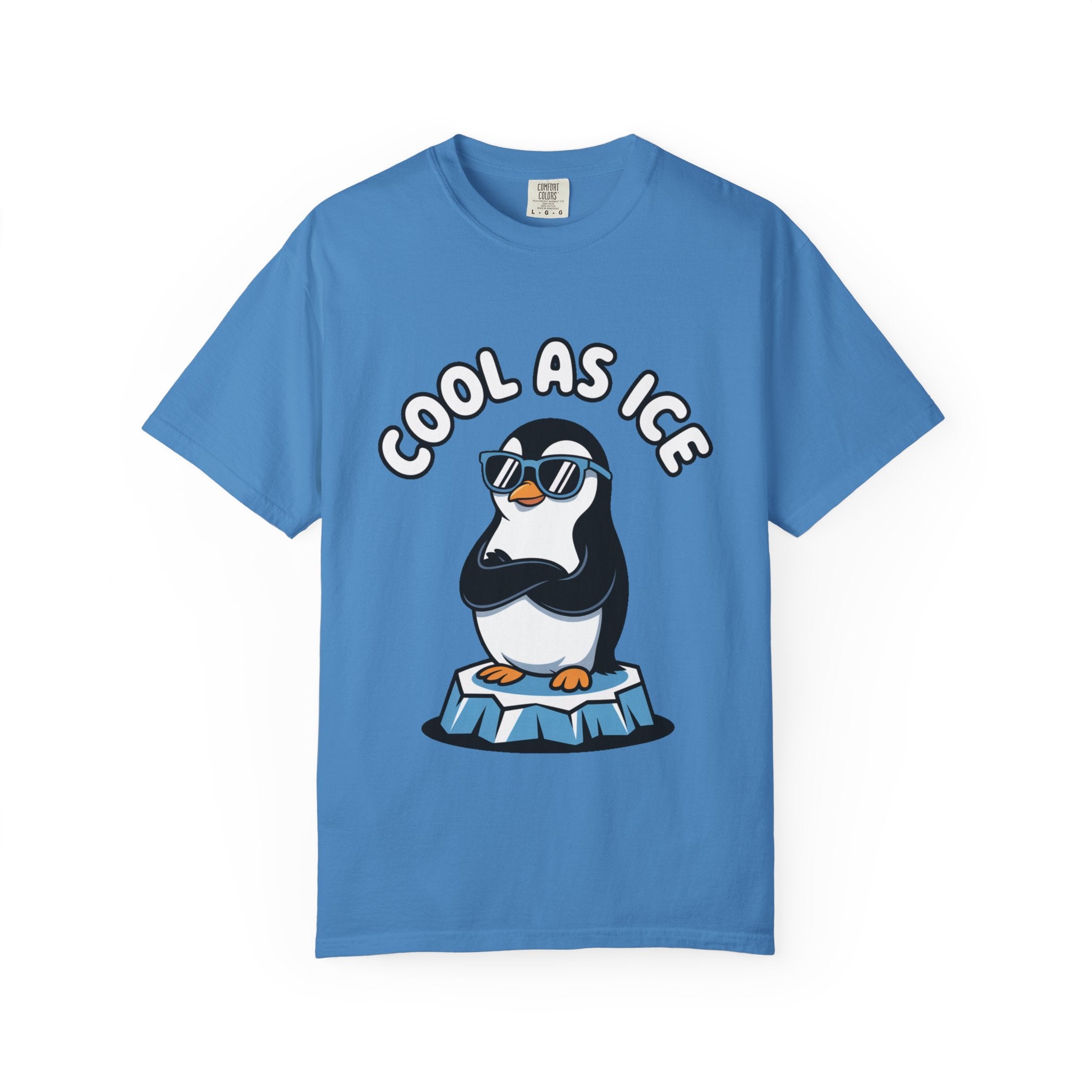 Cool As Ice Penguin Shirt, Funny Sunglasses Penguin T-Shirt, Cute Winter Animal Tee, Ice Block Bird Lover Gift