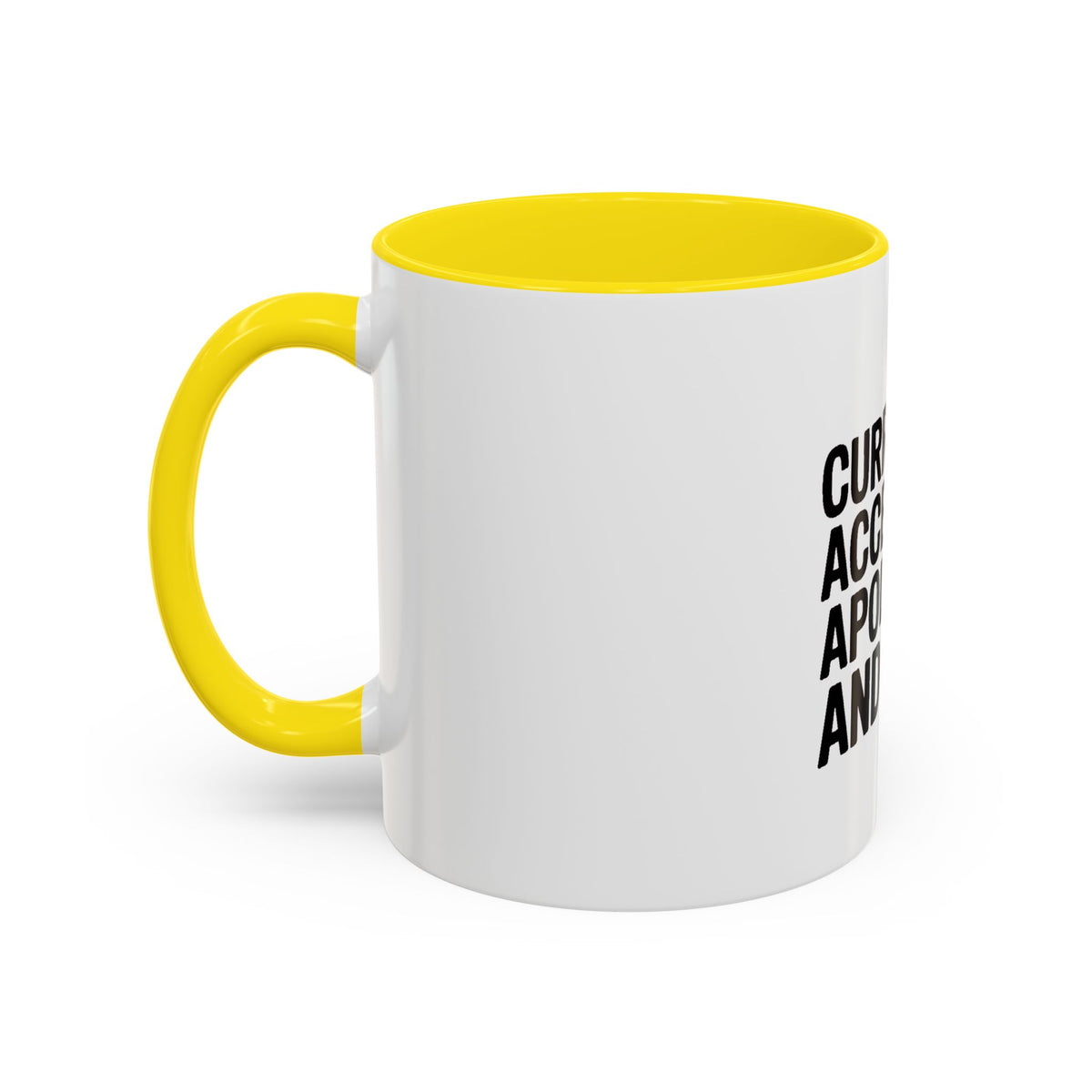 Currently Accepting Apologies And Wine Mug, Funny Sarcastic Coffee Mug, Wine Lover Gift, Bold Typography Mug, Gift For Her