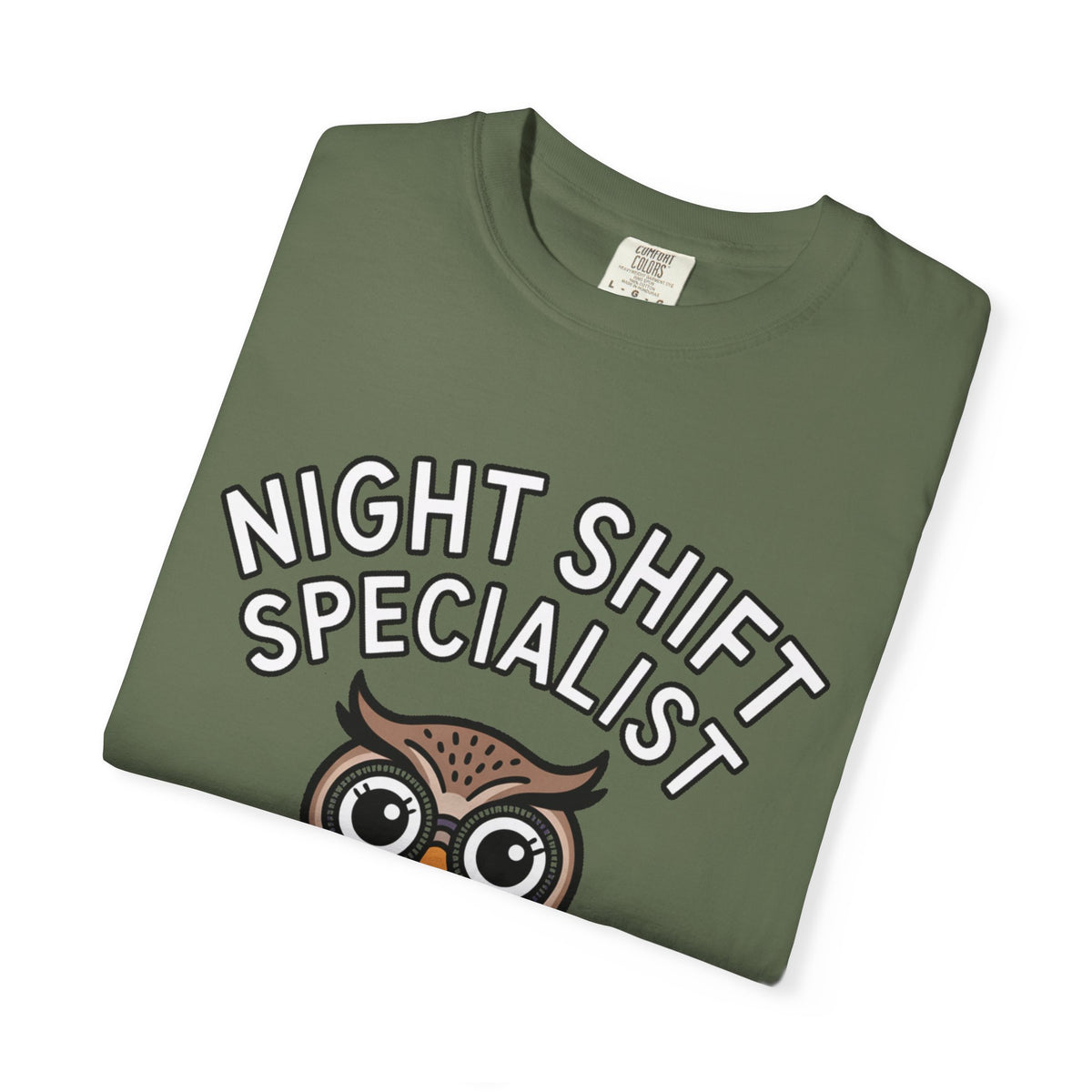 Night Shift Owl Shirt, Funny Night Shift Specialist T-Shirt, Cute Owl With Glasses Tee, Nurse Gift, Night Owl Lover Gift