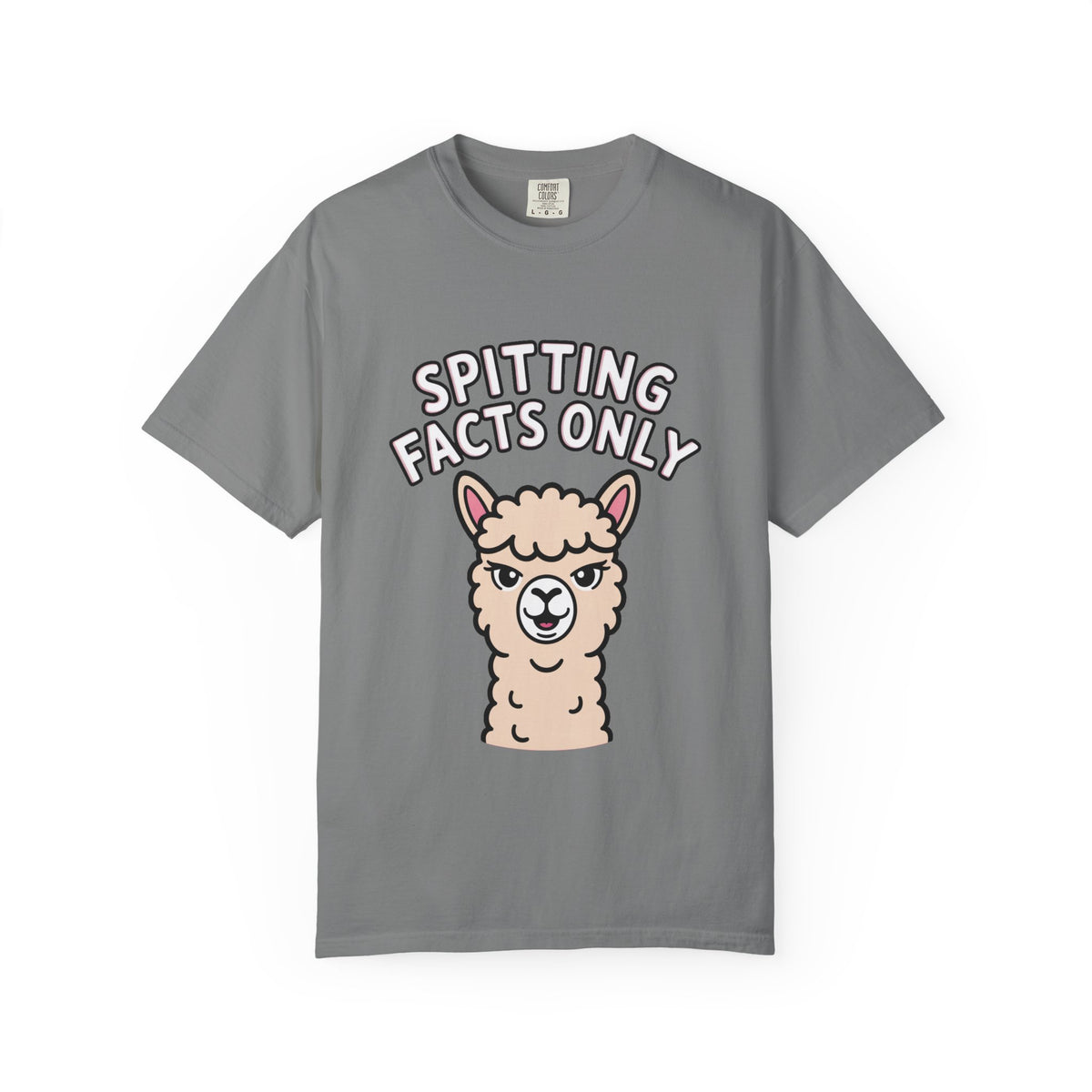 Funny Alpaca Shirt, Spitting Facts Only T-Shirt, Sassy Alpaca Tee, Cute Alpaca Lover Gift, Funny Animal Graphic Shirt