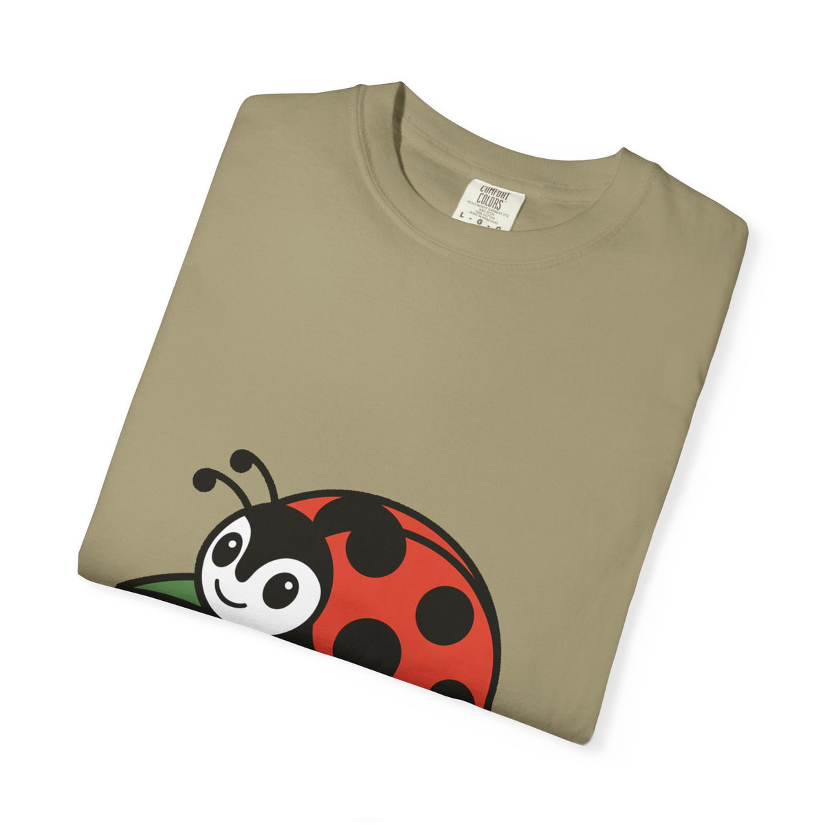 Cute Ladybug T-Shirt, Ladybug On A Leaf Shirt, Garden Bug Lover Gift, Nature Insect Graphic Tee, Kids Ladybug Shirt