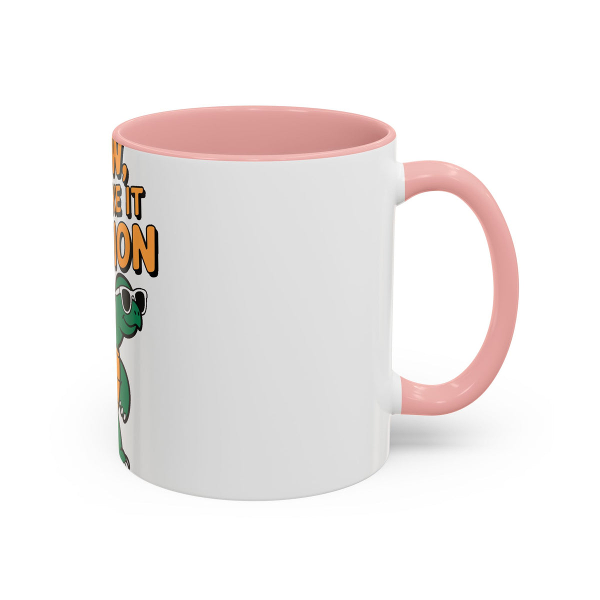 Slow But Fashion Turtle Mug, Funny Sunglasses Turtle Coffee Cup, Cute Turtle Lover Gift, Sassy Animal Mug for Coffee Tea Lovers