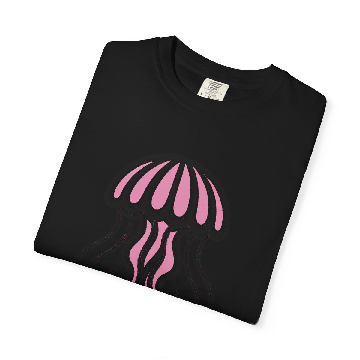 Cute Jellyfish T-Shirt, Glowing Jellyfish Graphic Tee, Ocean Lover Gift, Garment-Dyed Unisex Shirt for Beach and Aquarium Fans