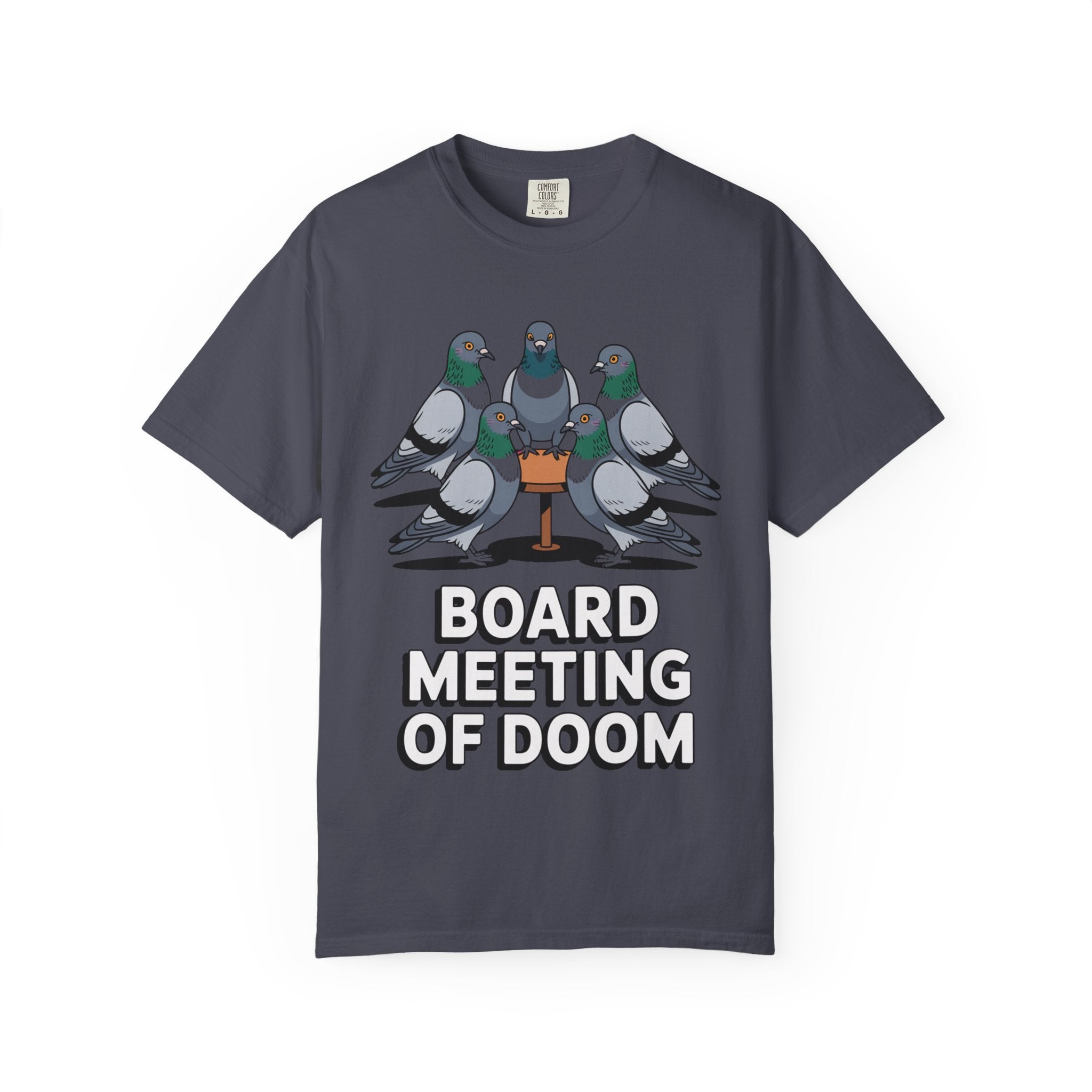 Funny Pigeon Shirt, Board Meeting Of Doom T-Shirt, Office Bird Gift, Funny Coworker Shirt, Sarcastic Work Meme Tee