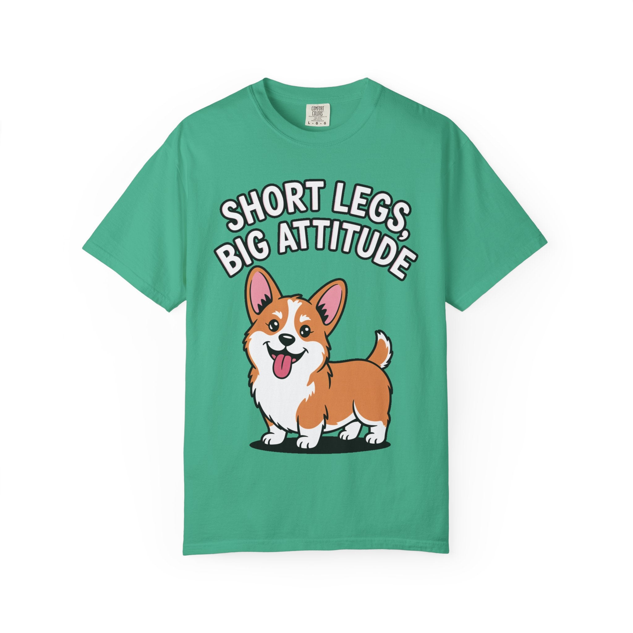 Short Legs Big Attitude Corgi Shirt, Funny Corgi T-Shirt, Cute Dog Lover Gift, Corgi Mom Dad Tee, Sassy Dog Graphic Shirt