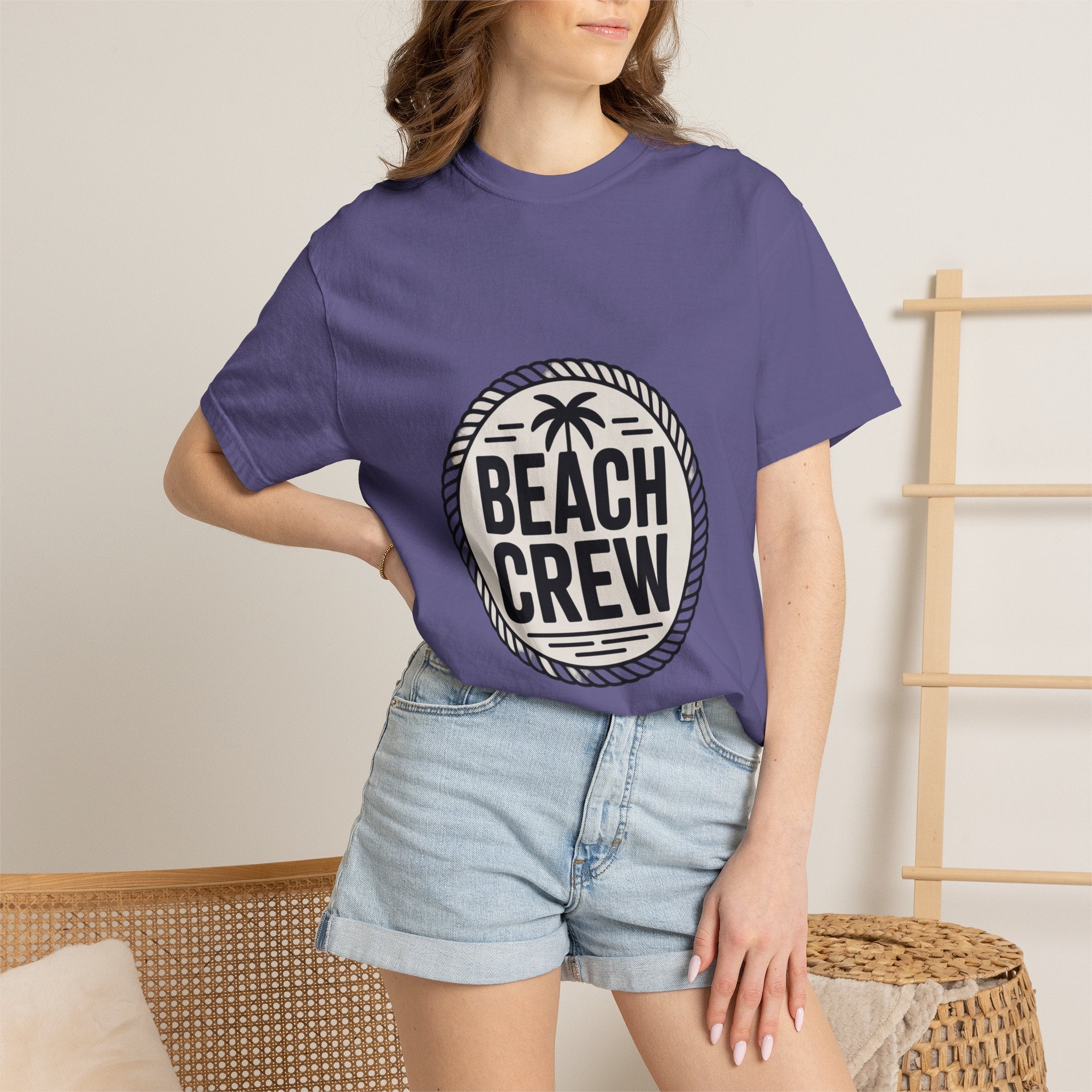 Coin Badge Beach Crew T-Shirt