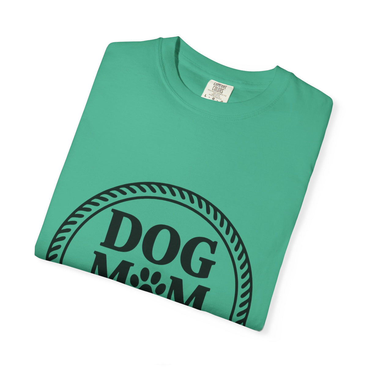 Dog Mom Club Badge Shirt, Vintage Stamp Dog Lover T-Shirt, Funny Dog Mom Gift, Minimalist Paw Print Tee