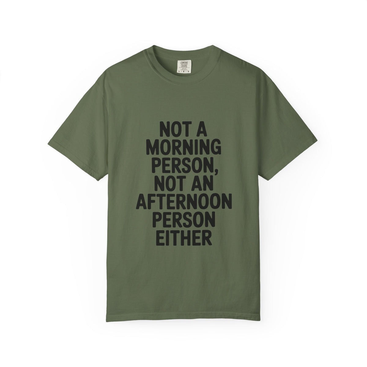 Not A Morning Person Shirt, Funny Sarcastic T-Shirt, Not An Afternoon Person Either Tee, Anti Social Gift