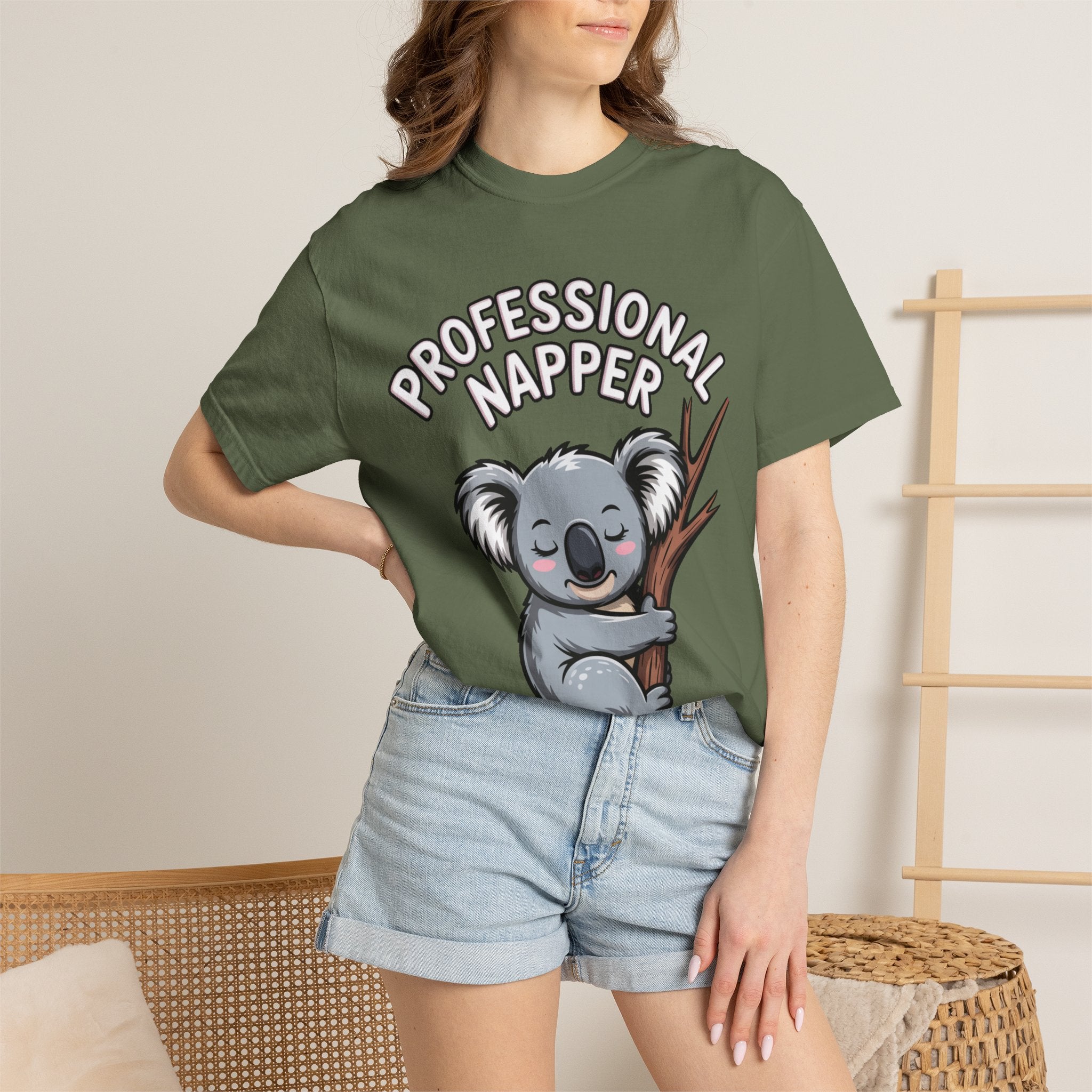 Professional Napper Koala Shirt, Funny Koala T-Shirt, Cute Sleepy Animal Tee, Nap Lover Gift, Cozy Koala Graphic Tee