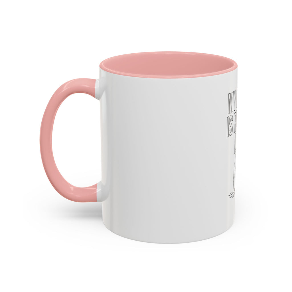 Coffee Mug — "My Cardio Is Running Late" Lazy Sloth Funny Gift