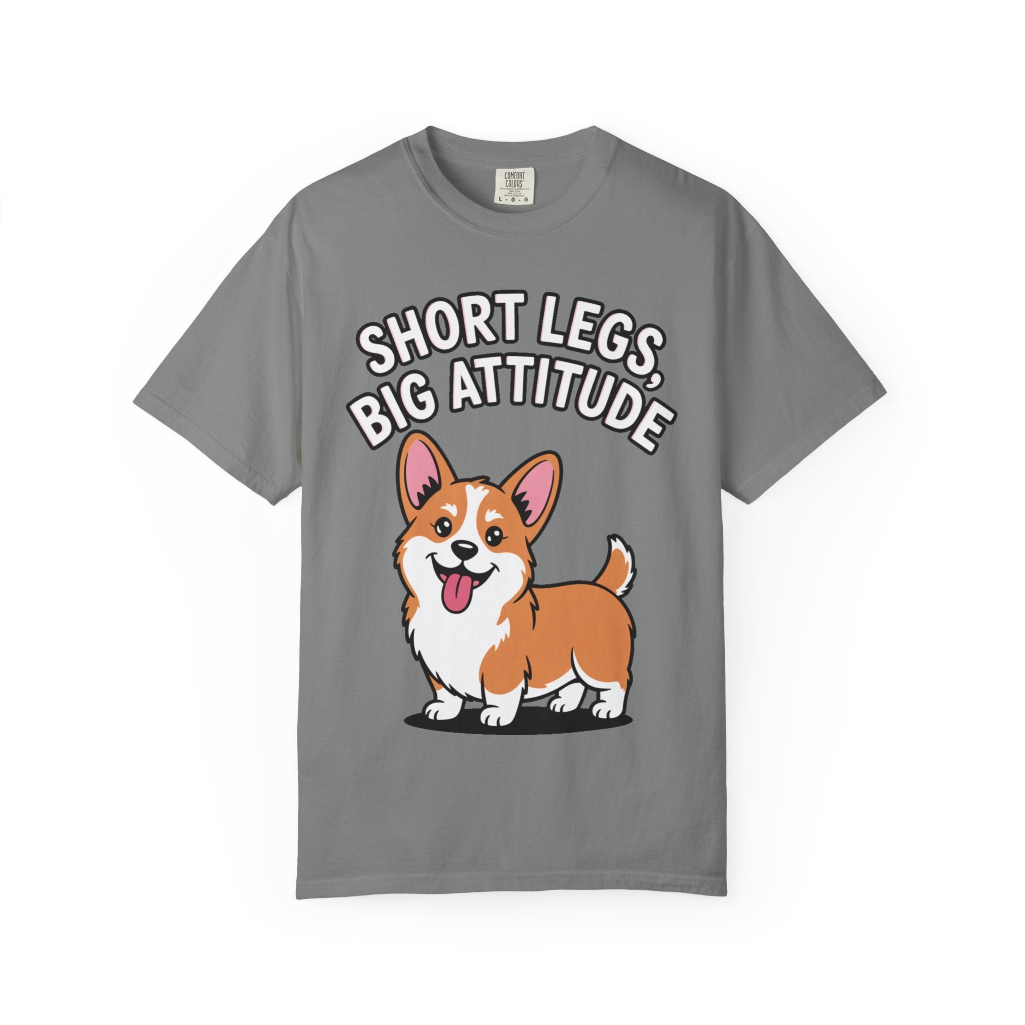 Short Legs Big Attitude Corgi Shirt, Funny Corgi T-Shirt, Cute Dog Lover Gift, Corgi Mom Dad Tee, Sassy Dog Graphic Shirt