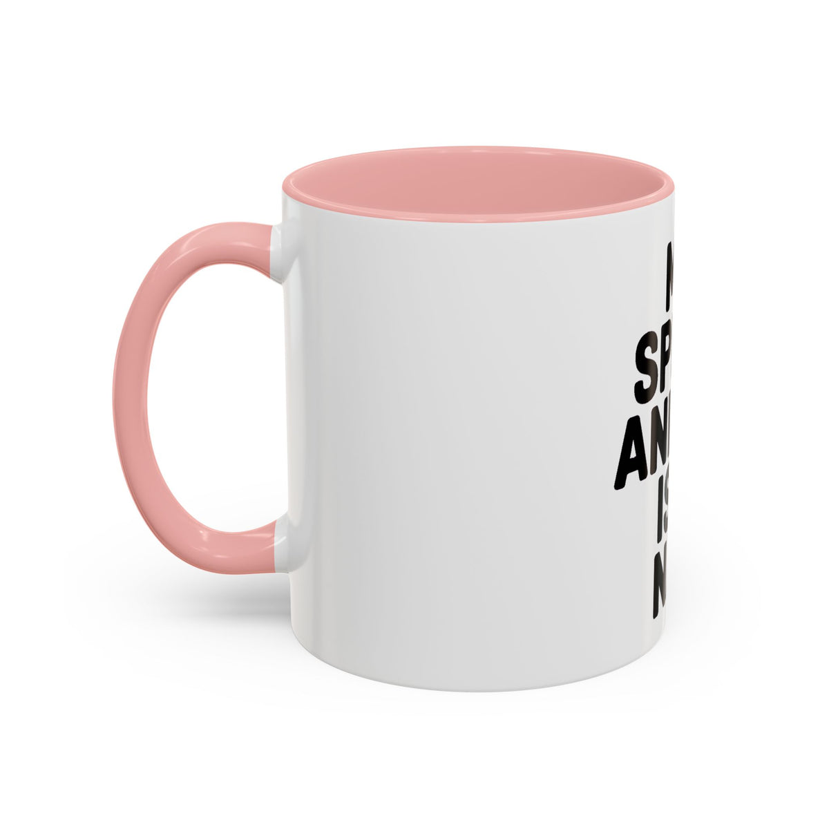 My Spirit Animal Is A Nap Mug, Funny Nap Lover Coffee Cup, Lazy Day Sarcastic Gift, Bold Typography Accent Mug for Coffee or Tea