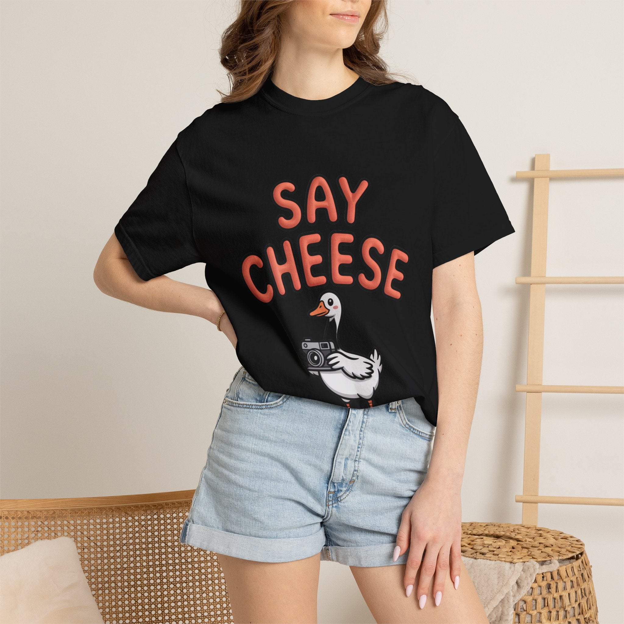 Say Cheese Goose T-Shirt