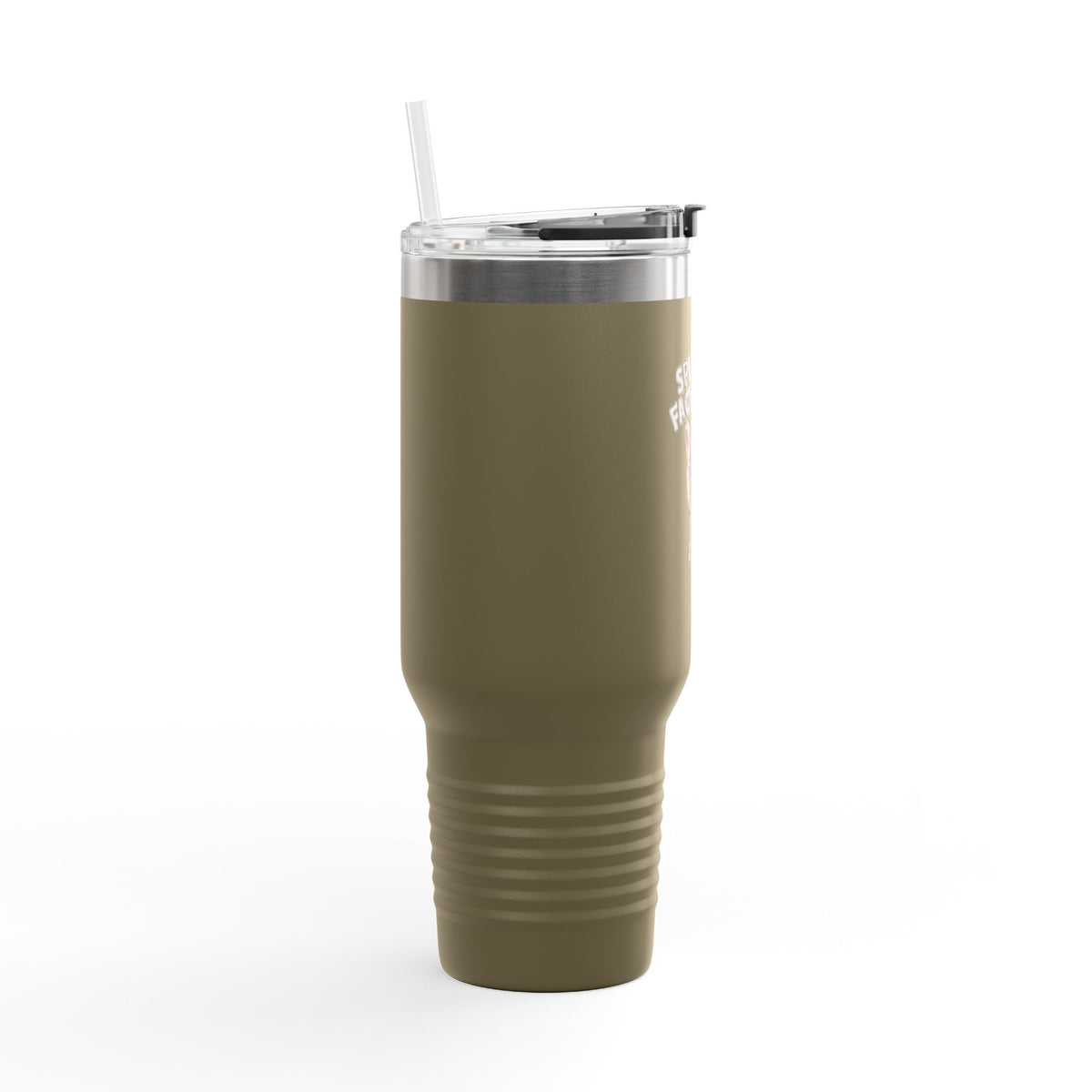 Funny Alpaca Travel Mug, Spitting Facts Only Tumbler, Sassy Alpaca 40oz Insulated Cup, Cute Animal Gift for Her, Funny Coffee Tumbler