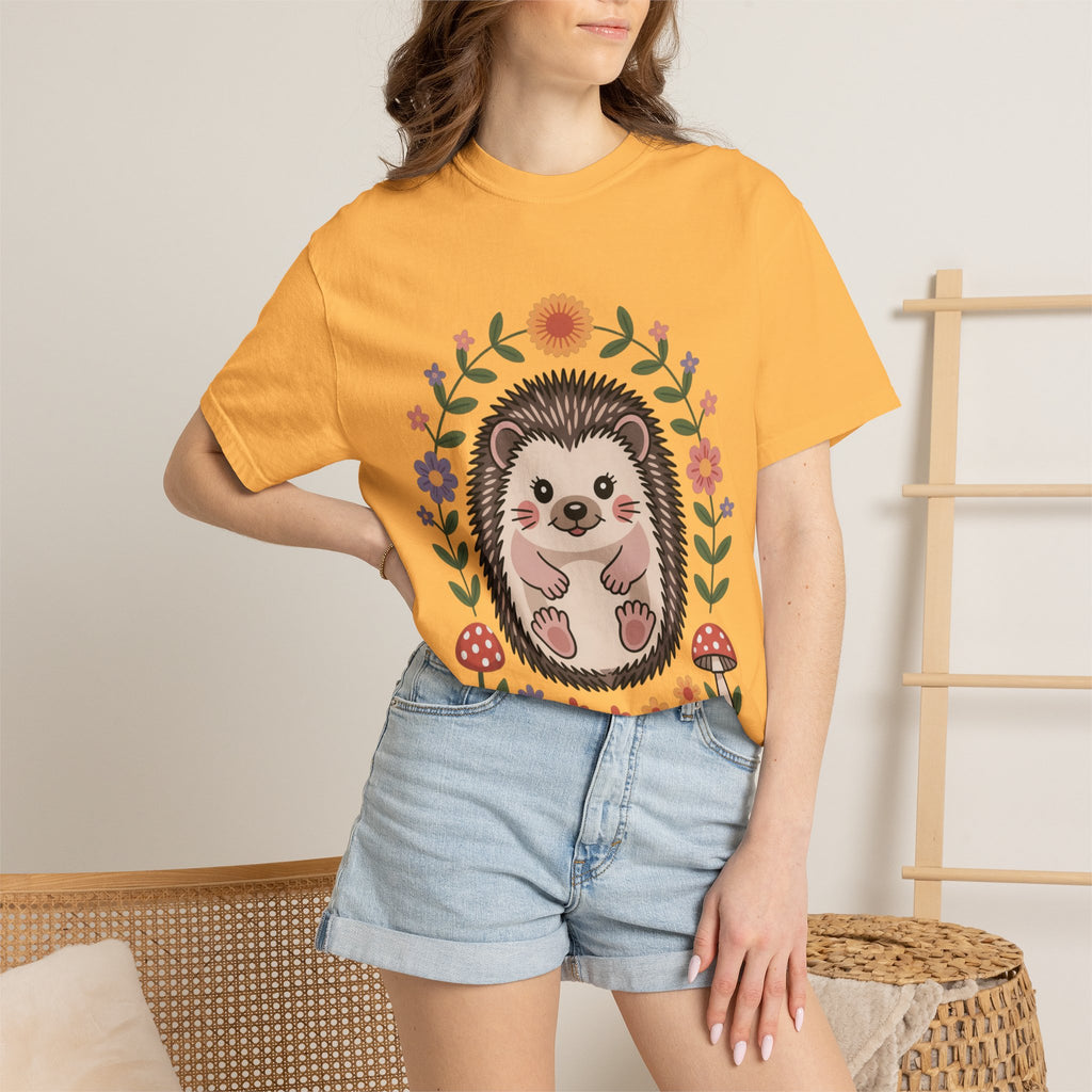 Floral Hedgehog T-Shirt