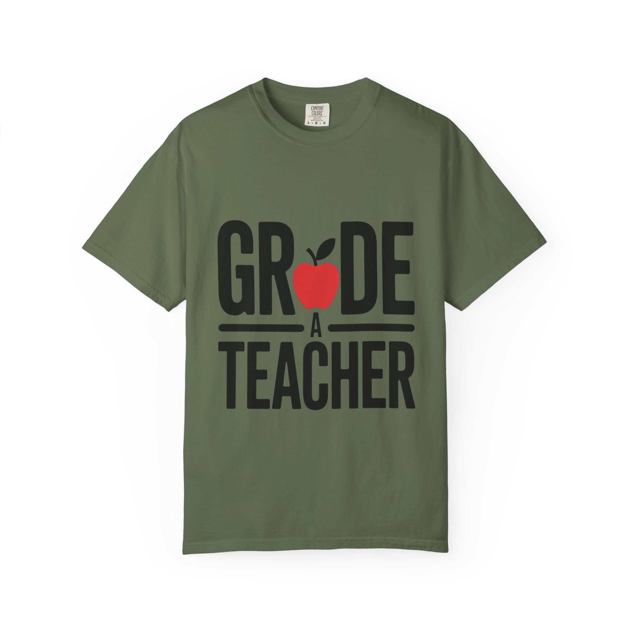 Grade A Teacher Shirt, Funny Apple Teacher T-Shirt, Cute Teacher Appreciation Gift, Back to School Tee for Teacher