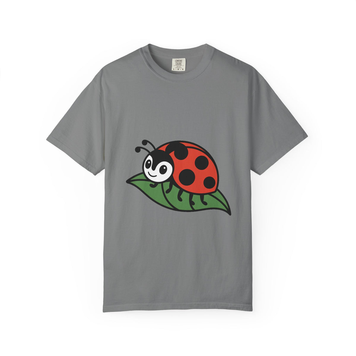 Cute Ladybug T-Shirt, Ladybug On A Leaf Shirt, Garden Bug Lover Gift, Nature Insect Graphic Tee, Kids Ladybug Shirt