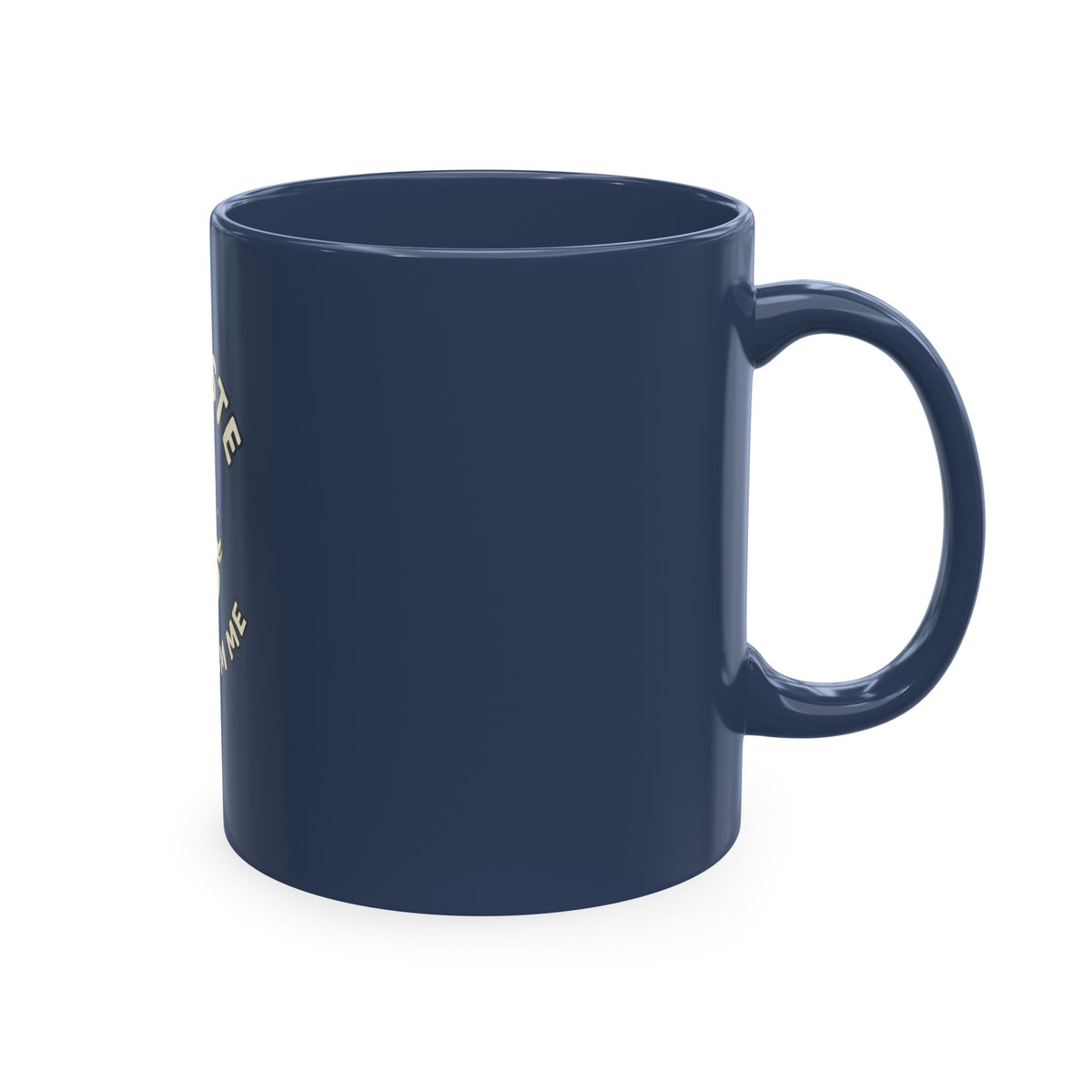 Namaste Away From Me Ceramic Mug — Funny Yoga Duck Coffee Cup