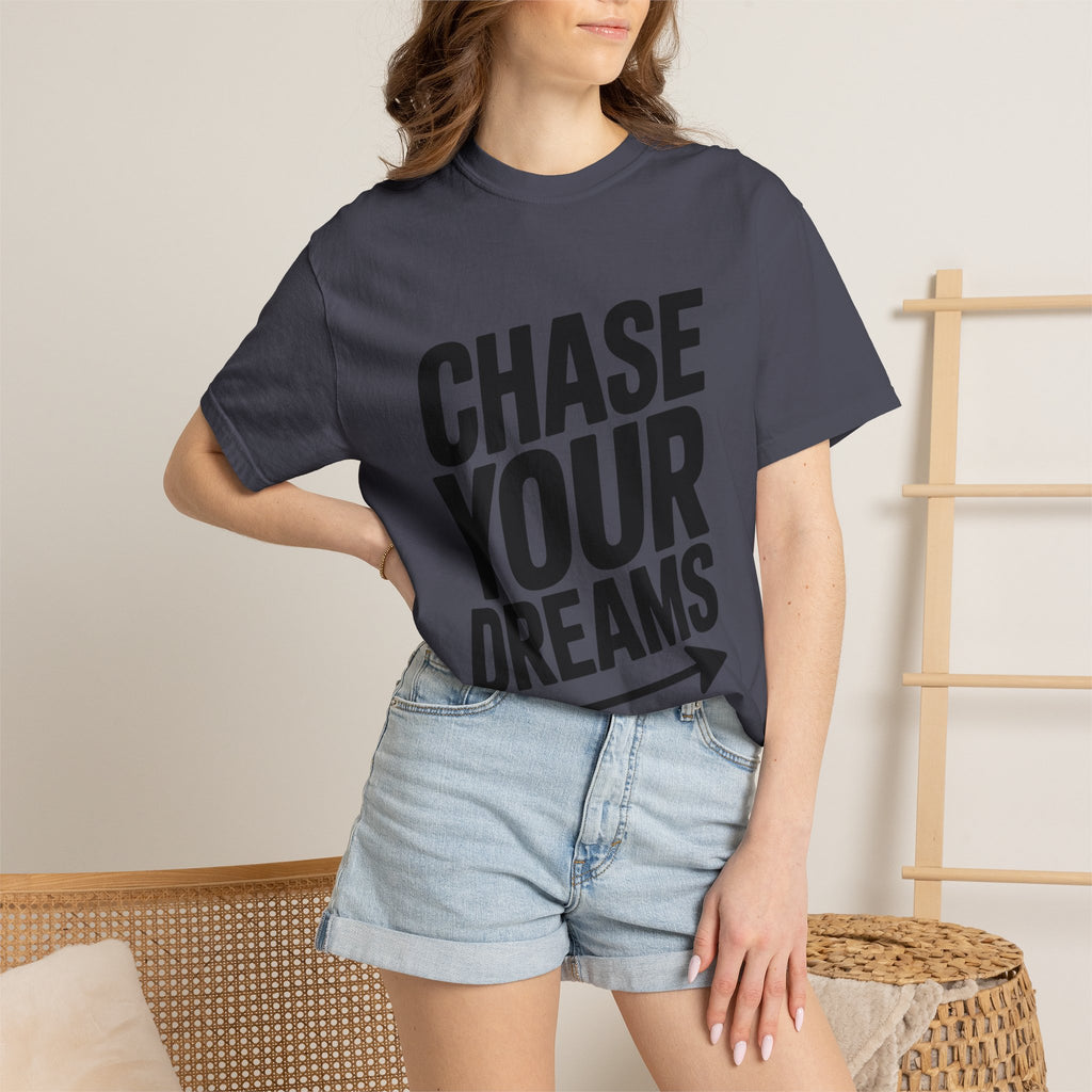 Chase Your Dreams Typography T-Shirt